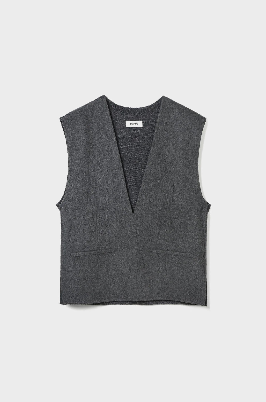 HANDMADE DEEP V-NECK VEST