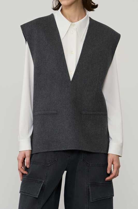HANDMADE DEEP V-NECK VEST
