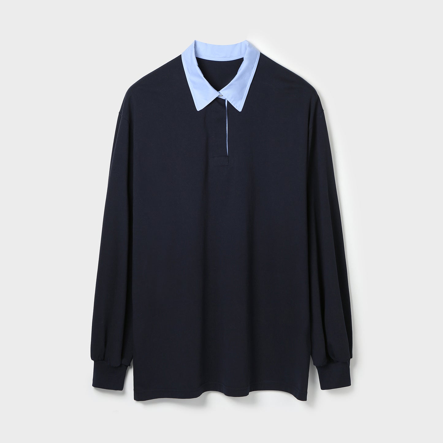 1990 FLAG SHIRT-COLLAR LONG SLEEVE TOP