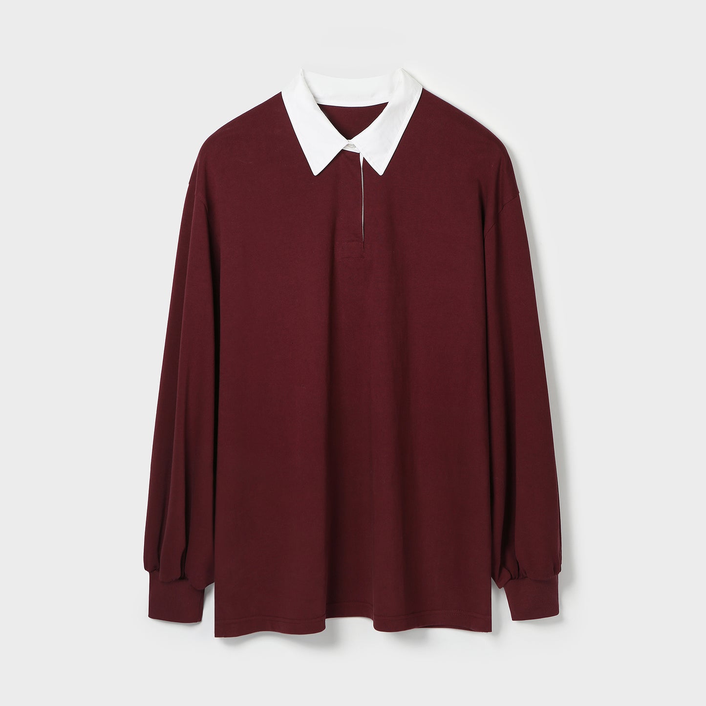 1990 FLAG SHIRT-COLLAR LONG SLEEVE TOP
