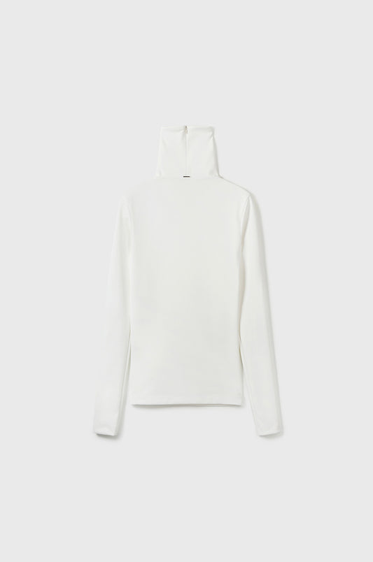 CLASSIC SLIM-FIT HIGH-NECK JERSEY TOP