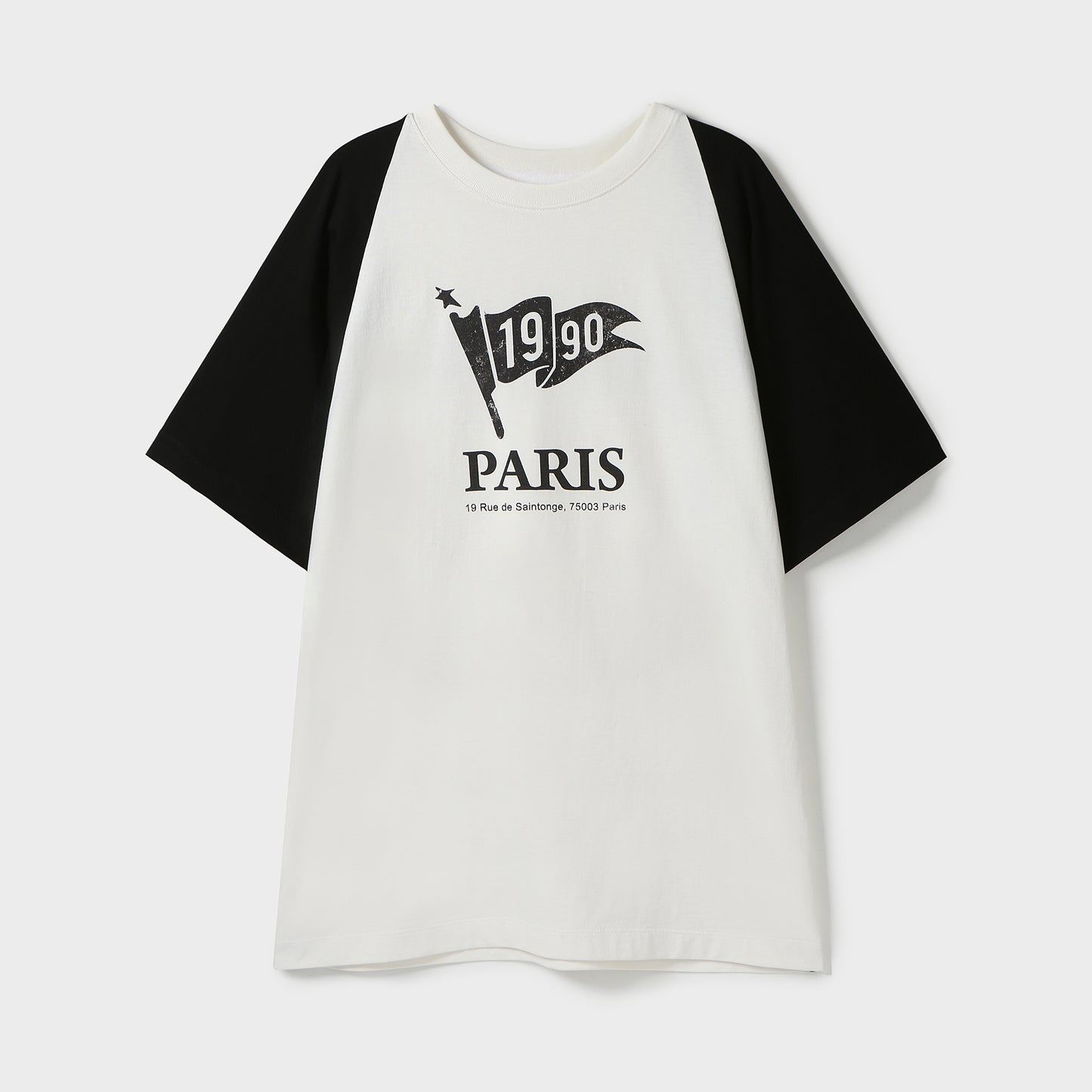 SIGNATURE 1990 FLAG PRINTED T-SHIRT