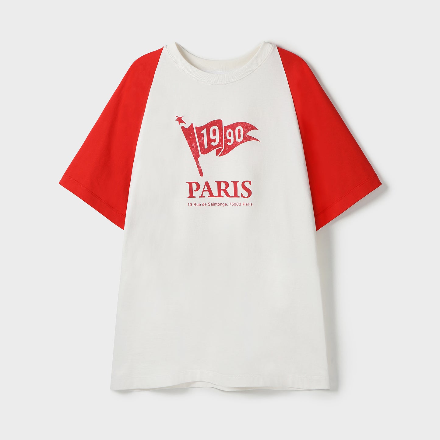 SIGNATURE 1990 FLAG PRINTED T-SHIRT