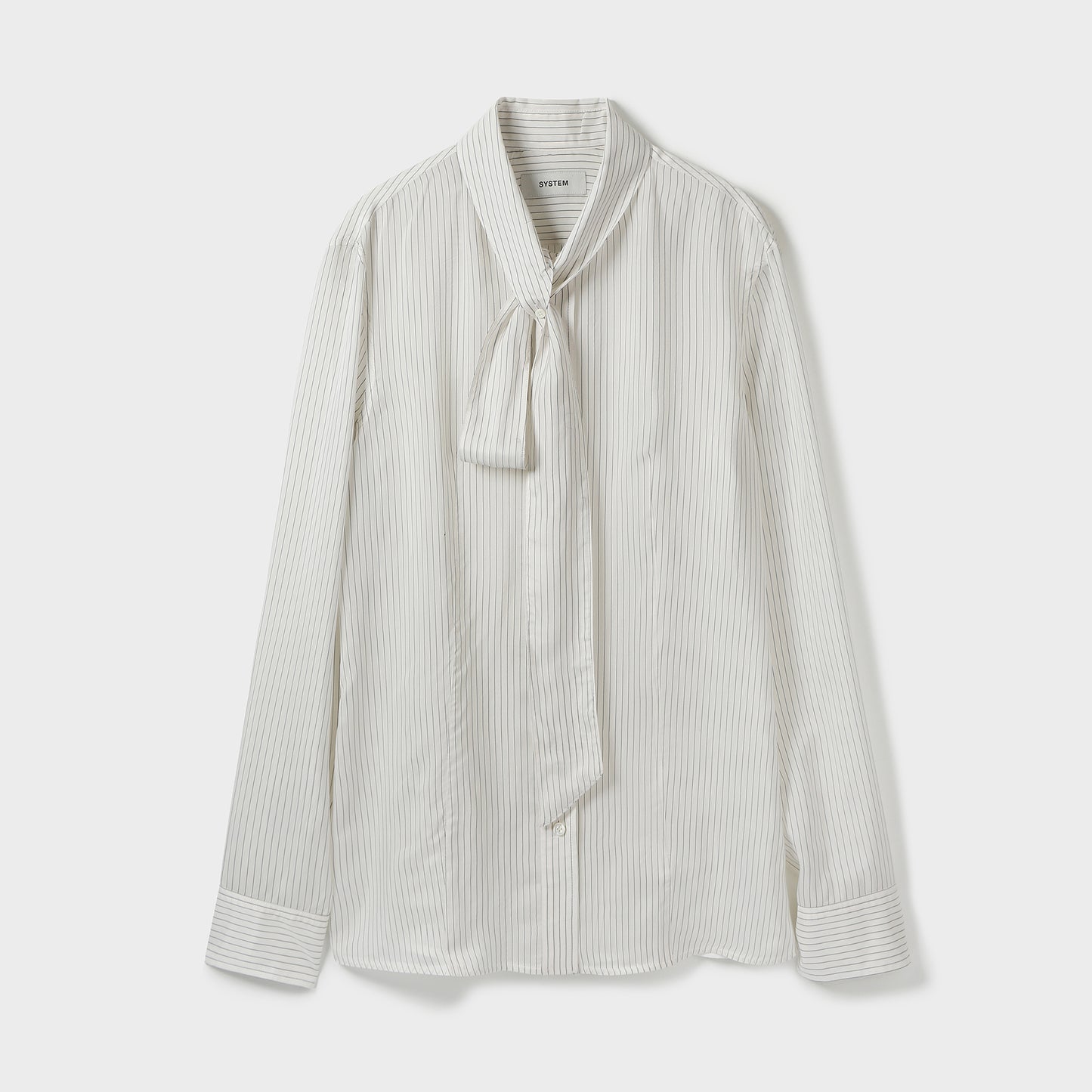 ASYMMETRIC NECKLINE DRAPED BLOUSE
