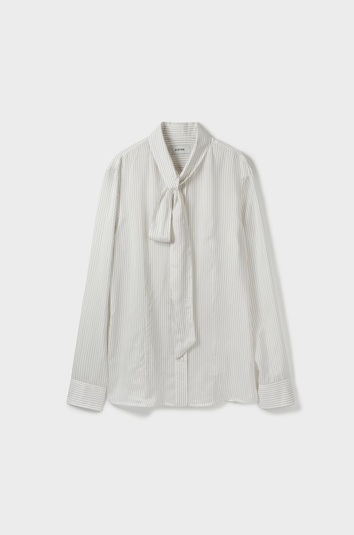 ASYMMETRIC NECKLINE DRAPED BLOUSE