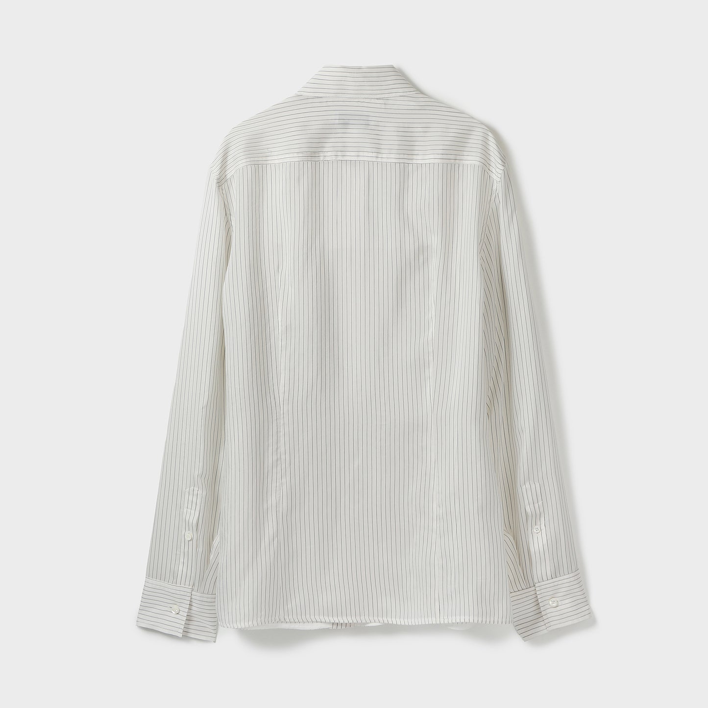 ASYMMETRIC NECKLINE DRAPED BLOUSE