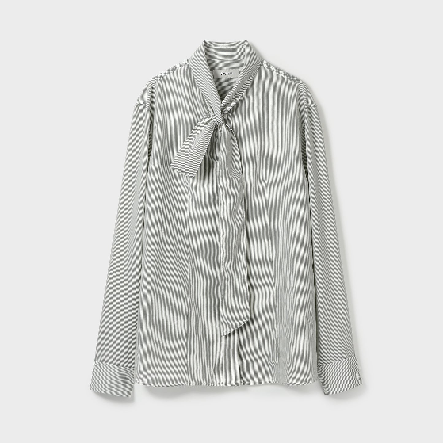 ASYMMETRIC NECKLINE DRAPED BLOUSE