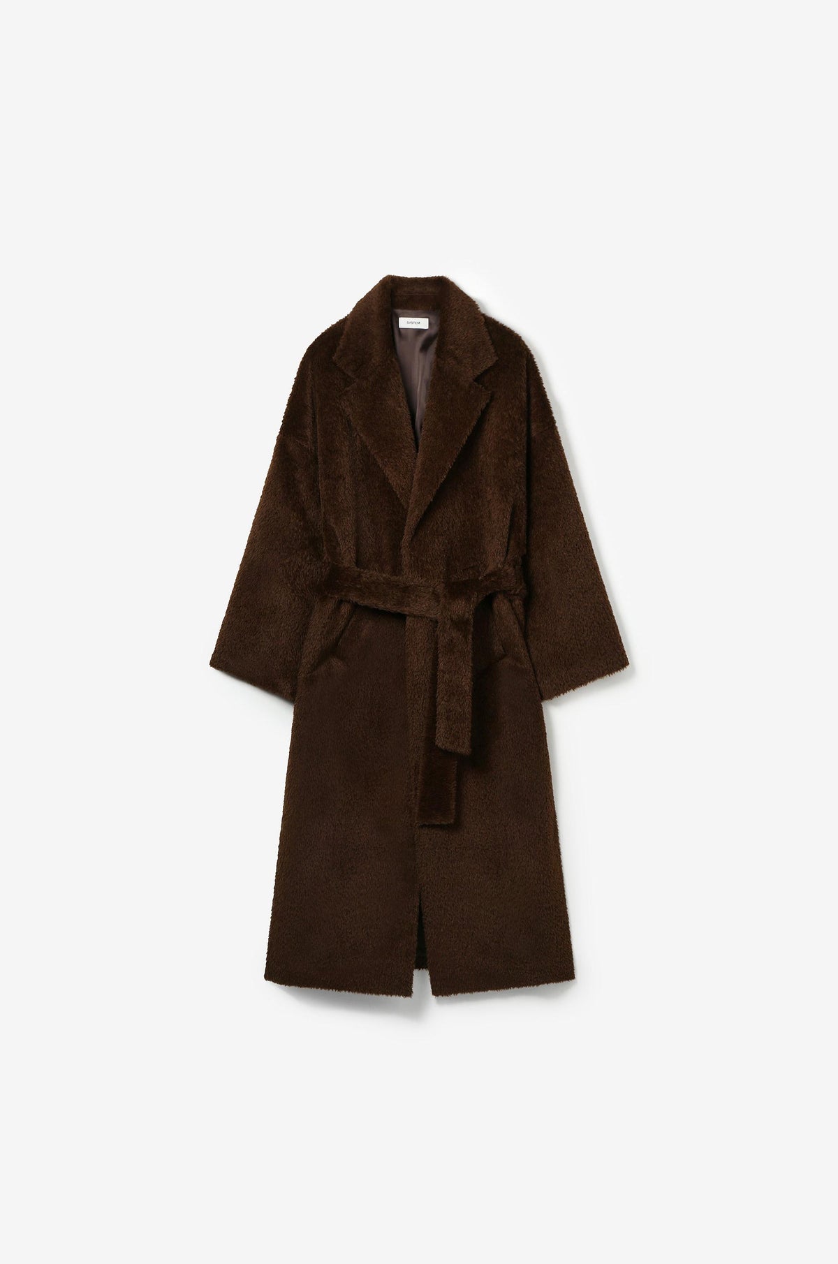 ALPACA WOOL ROBE COAT