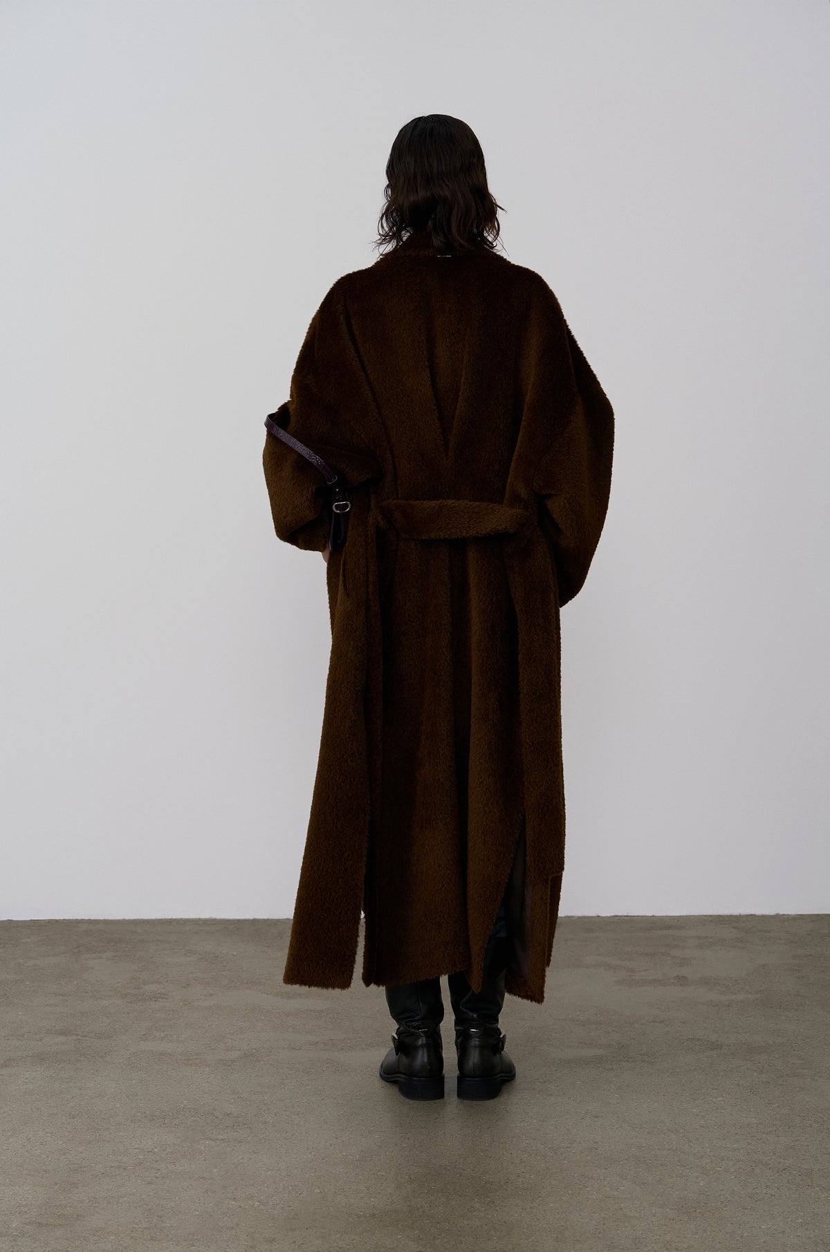 ALPACA WOOL ROBE COAT