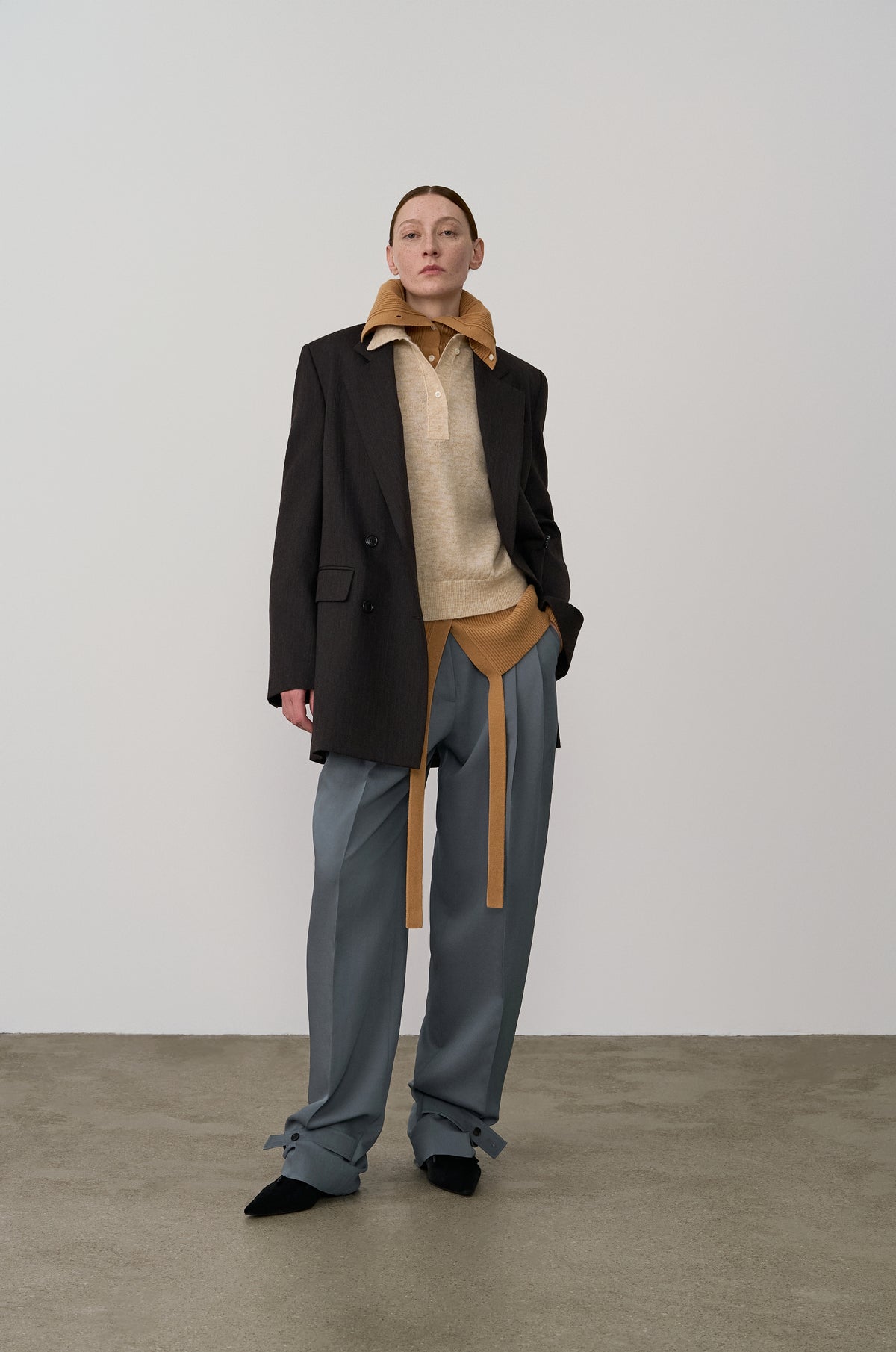 CLASSIC DOUBLE-BREASTED PINSTRIPE JACKET