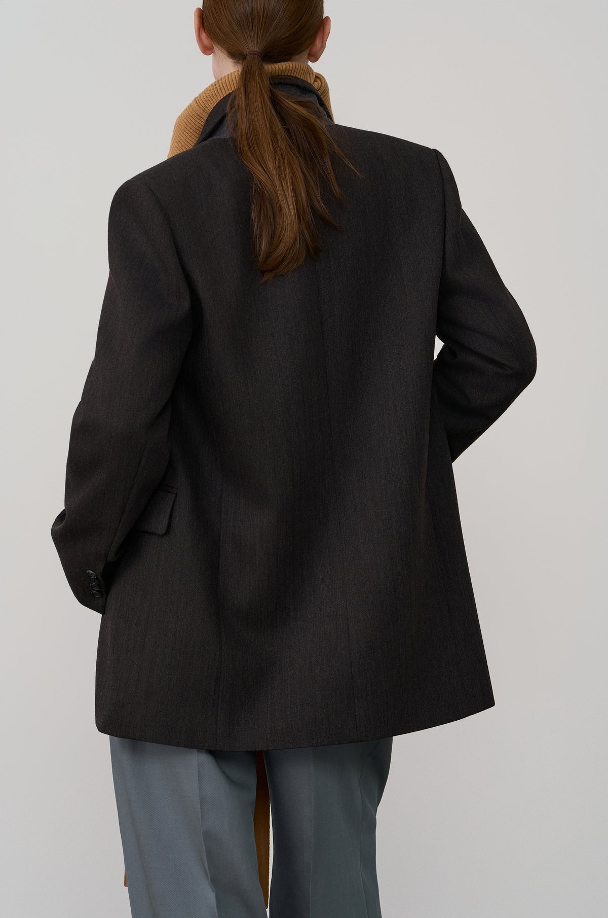CLASSIC DOUBLE-BREASTED PINSTRIPE JACKET
