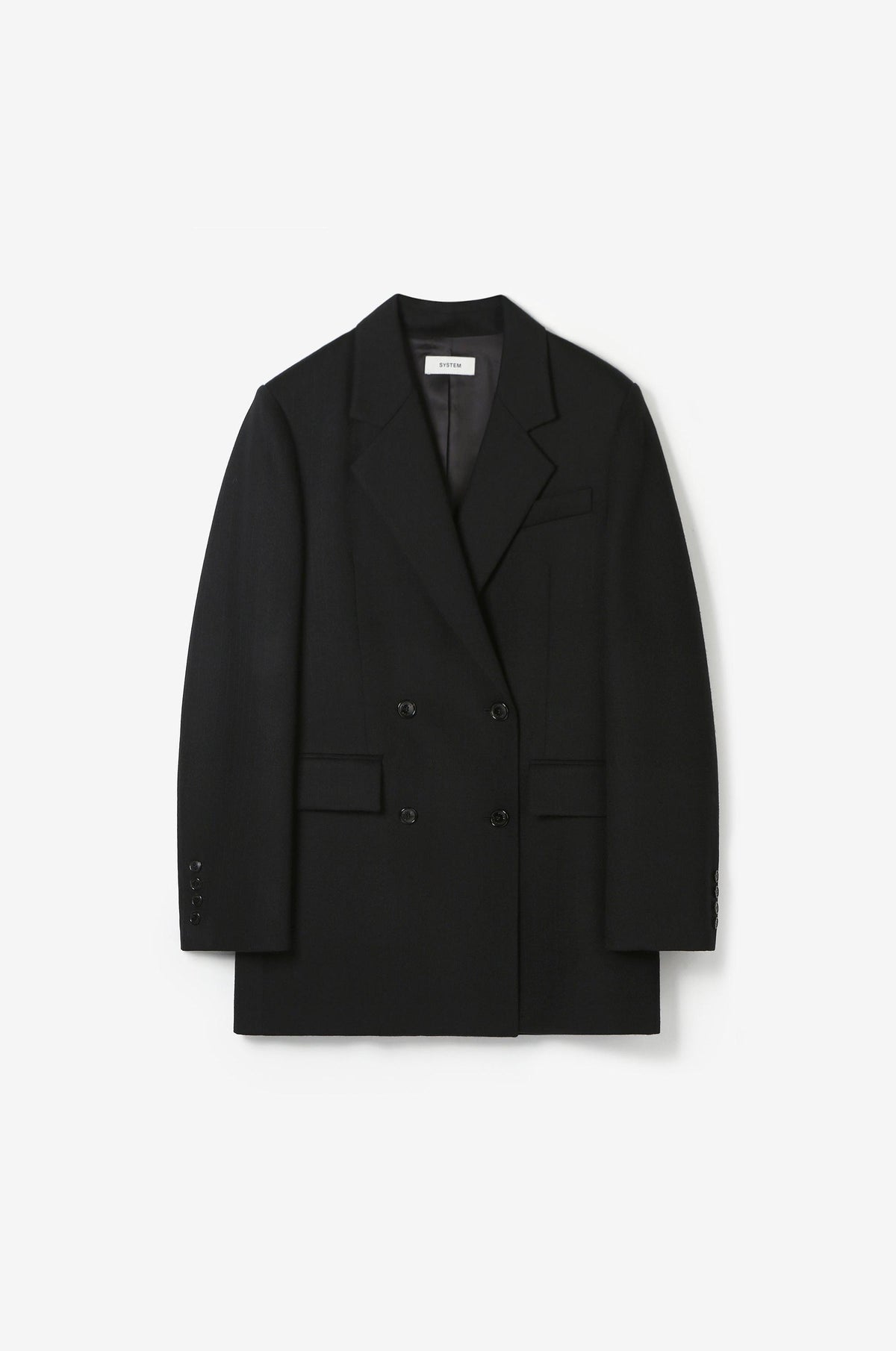 CLASSIC DOUBLE-BREASTED PINSTRIPE JACKET