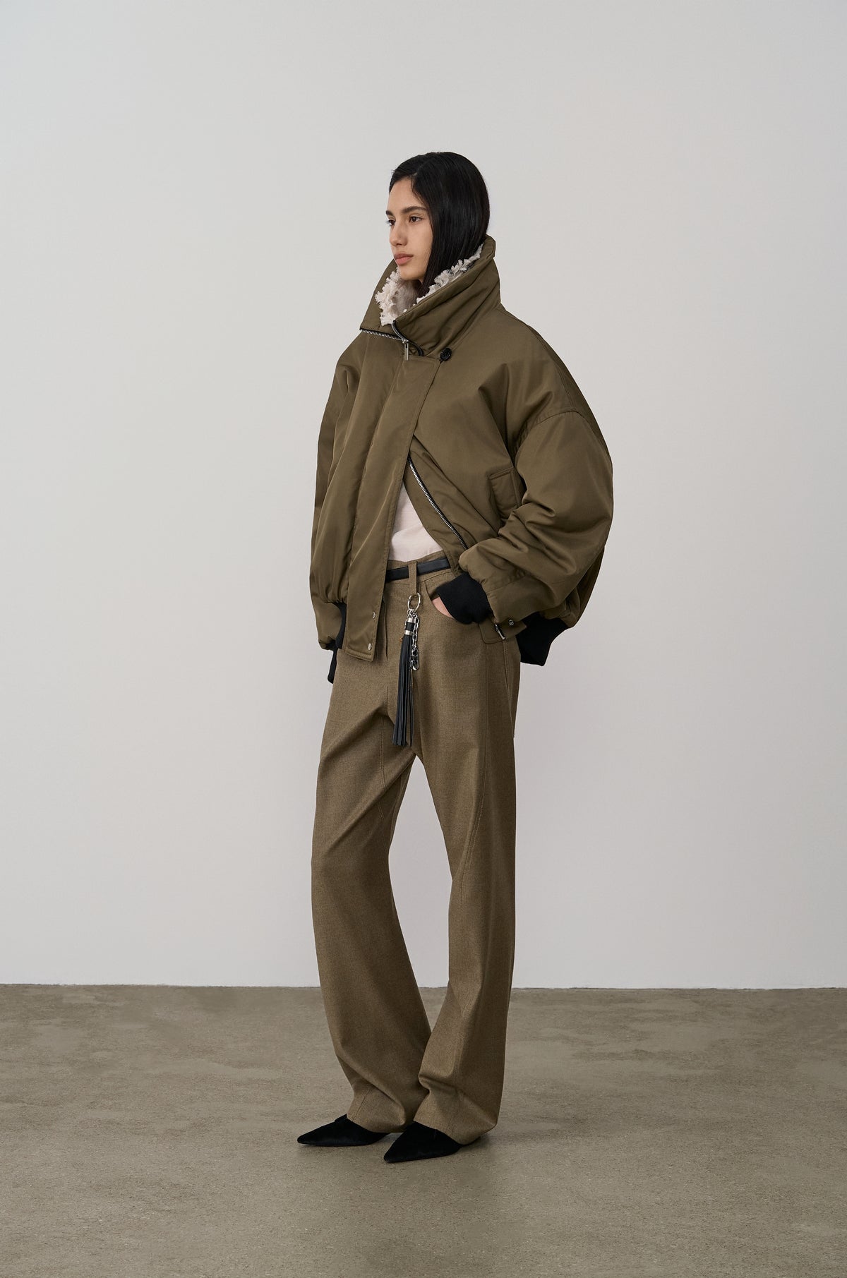 HIGH-NECK BOMBER