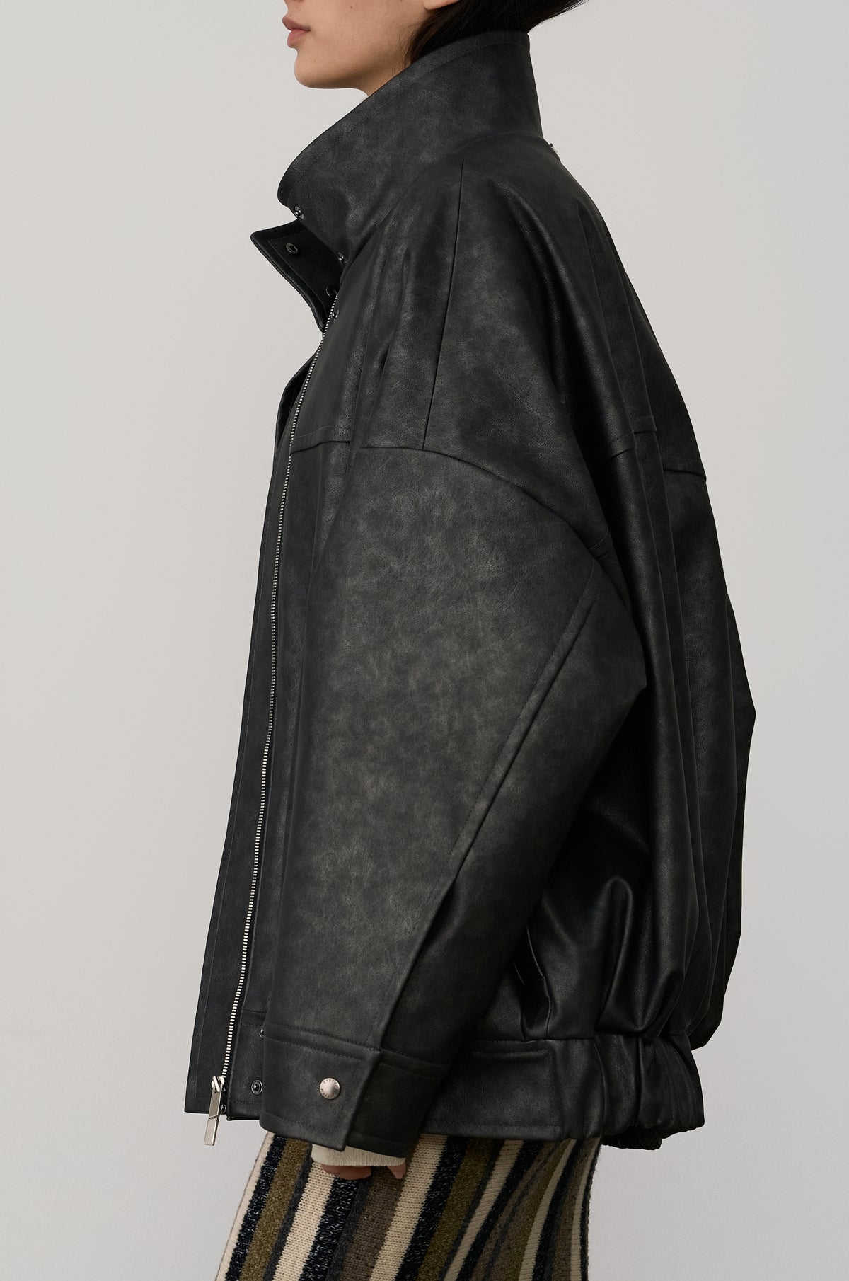 OVERSIZE COATED JACKET