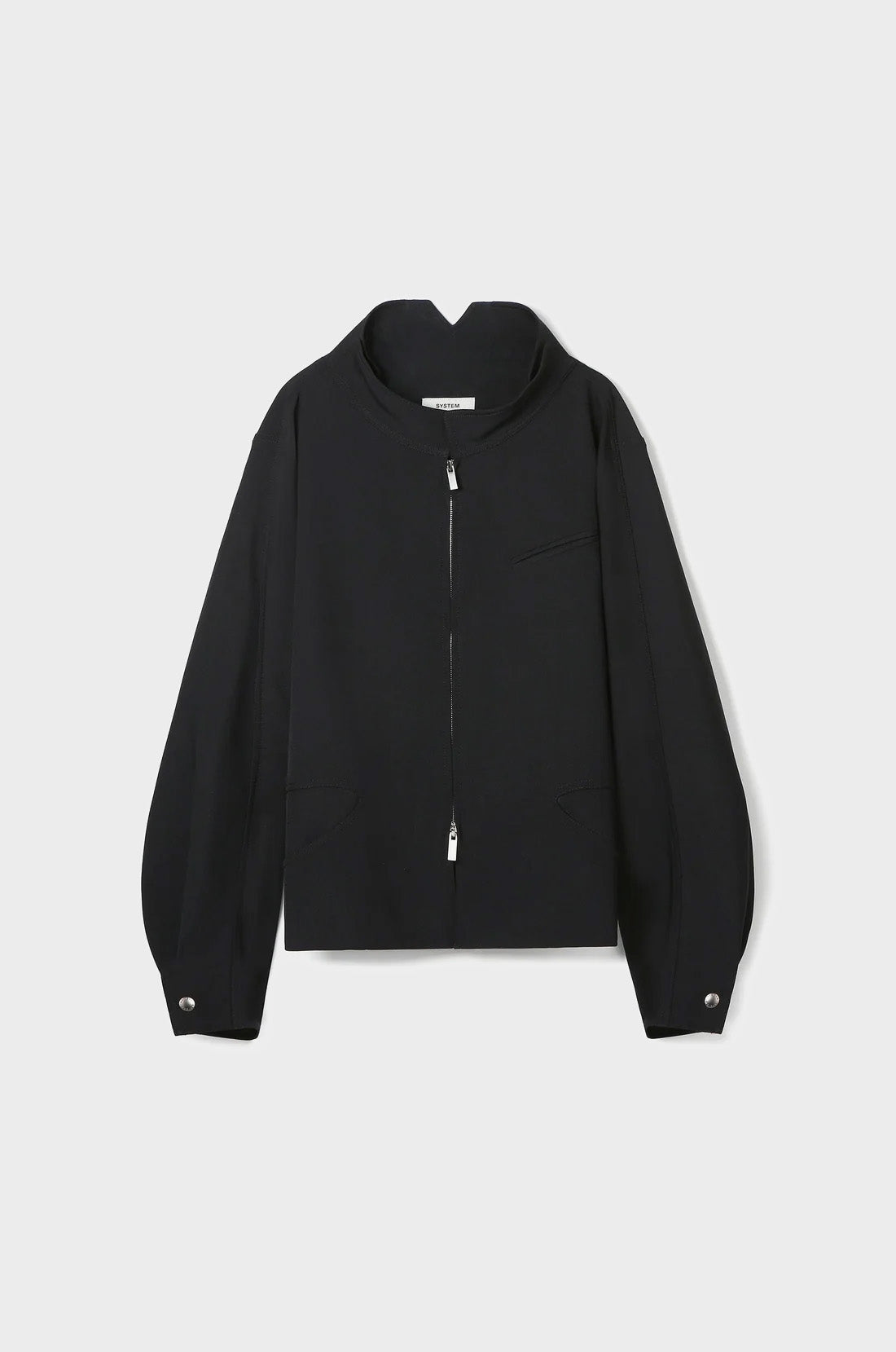 TWO-WAY ZIP-UP JACKET