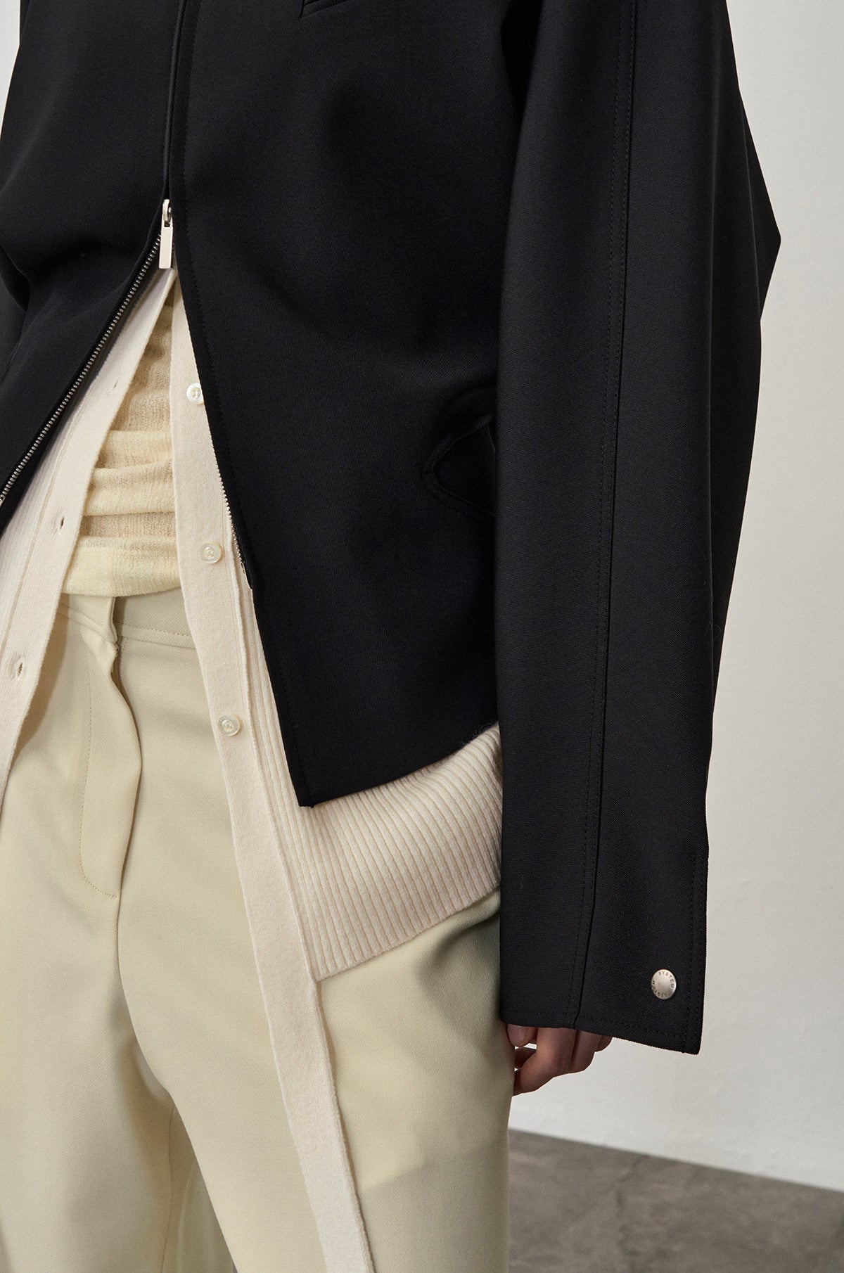 TWO-WAY ZIP-UP JACKET
