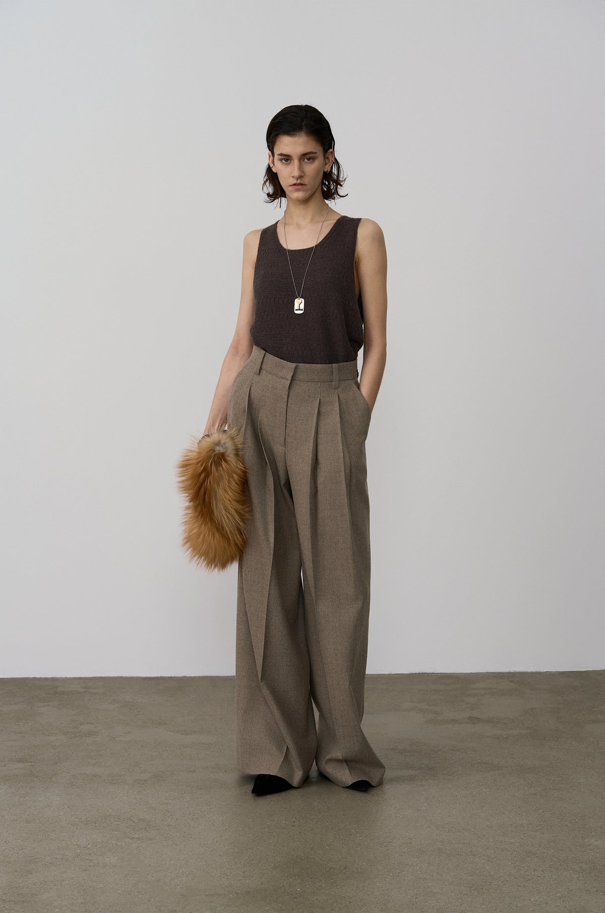 CLASSIC TWO-TUCK WIDE-FIT PANTS