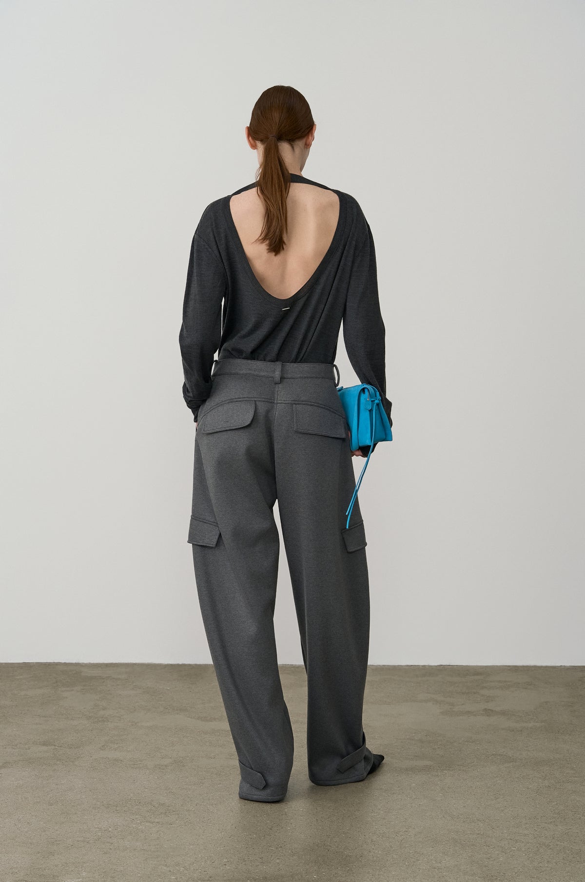 CURVED JERSEY CARGO LOUNGE PANTS