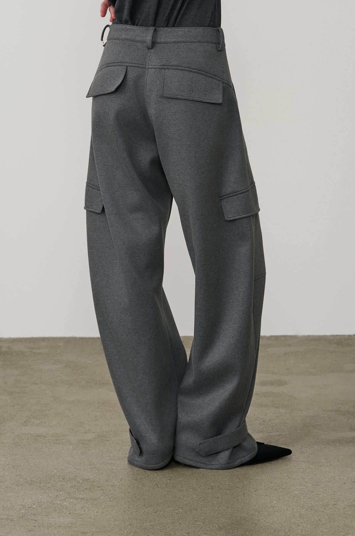 CURVED JERSEY CARGO LOUNGE PANTS