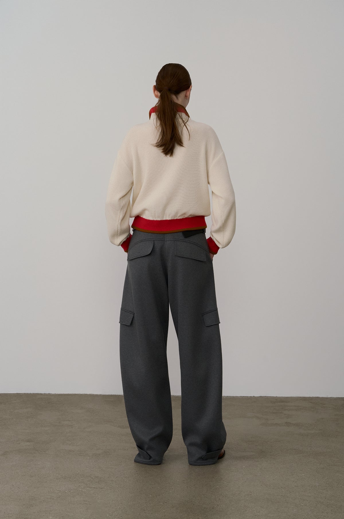 CURVED JERSEY CARGO LOUNGE PANTS