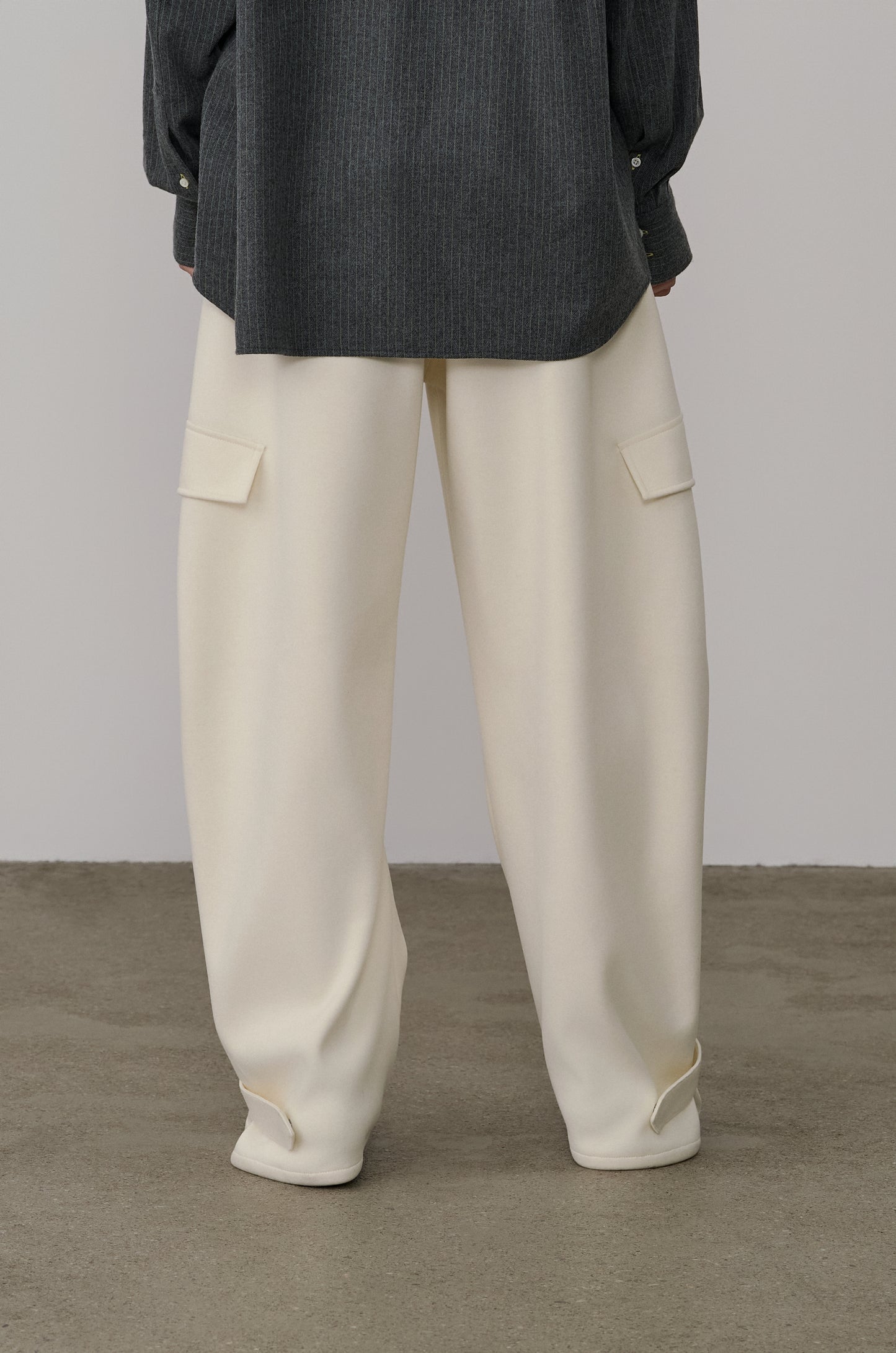 CURVED JERSEY CARGO LOUNGE PANTS
