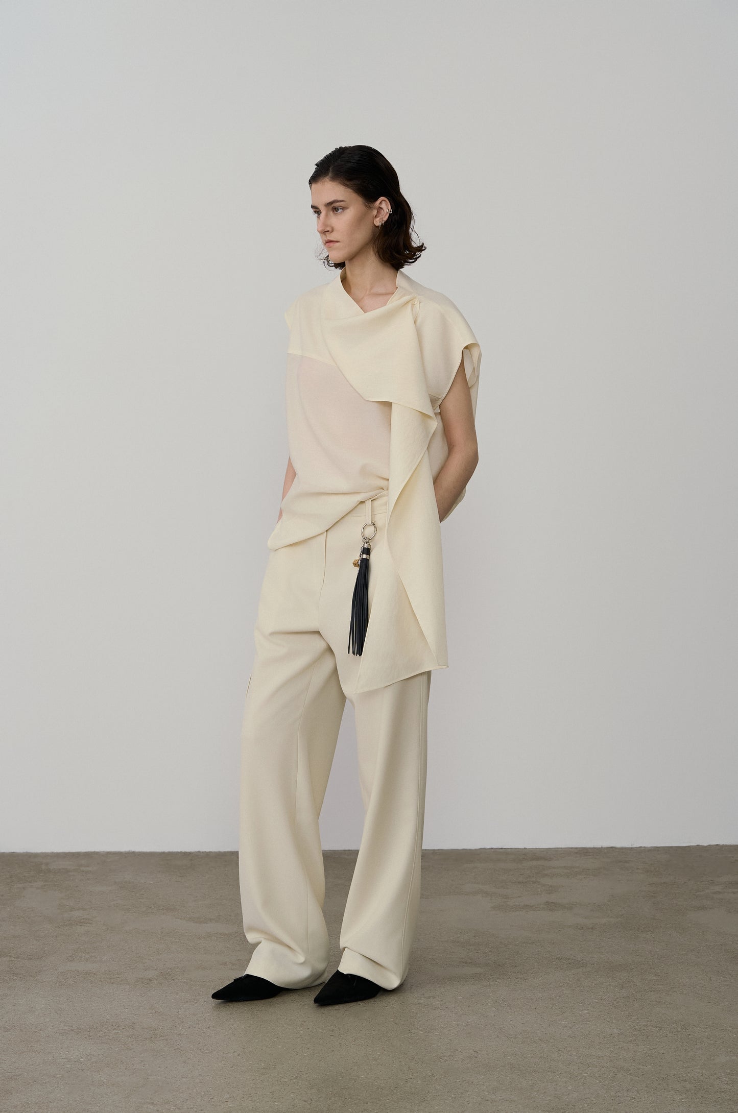 CURVED JERSEY CARGO LOUNGE PANTS