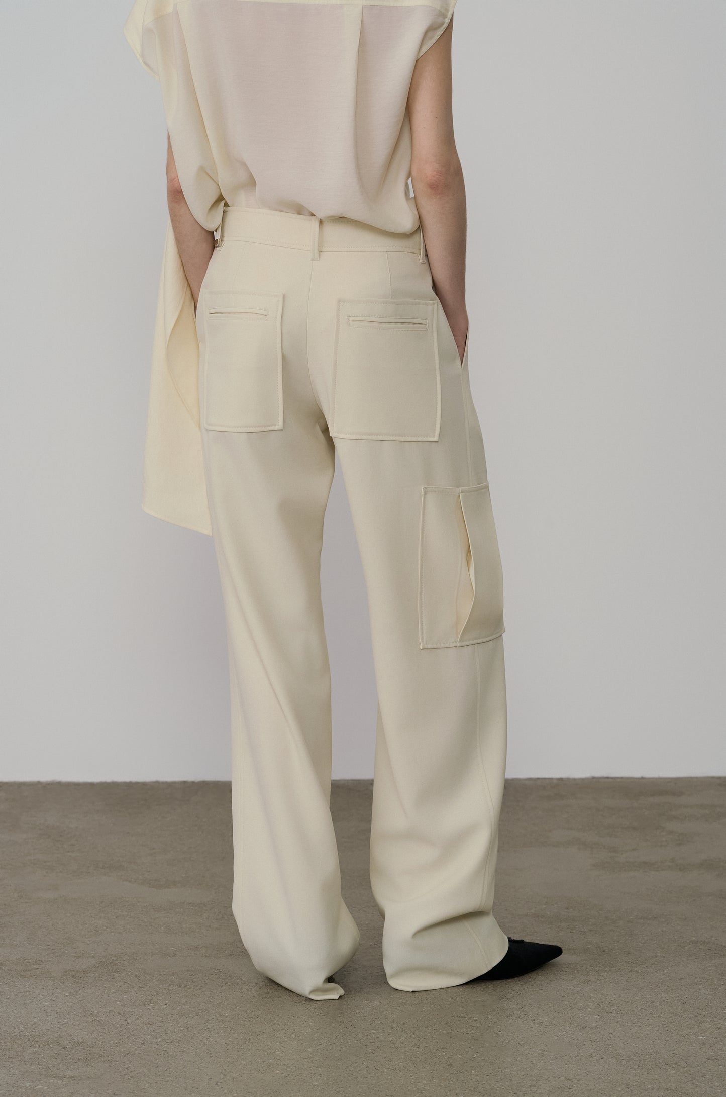 CURVED JERSEY CARGO LOUNGE PANTS