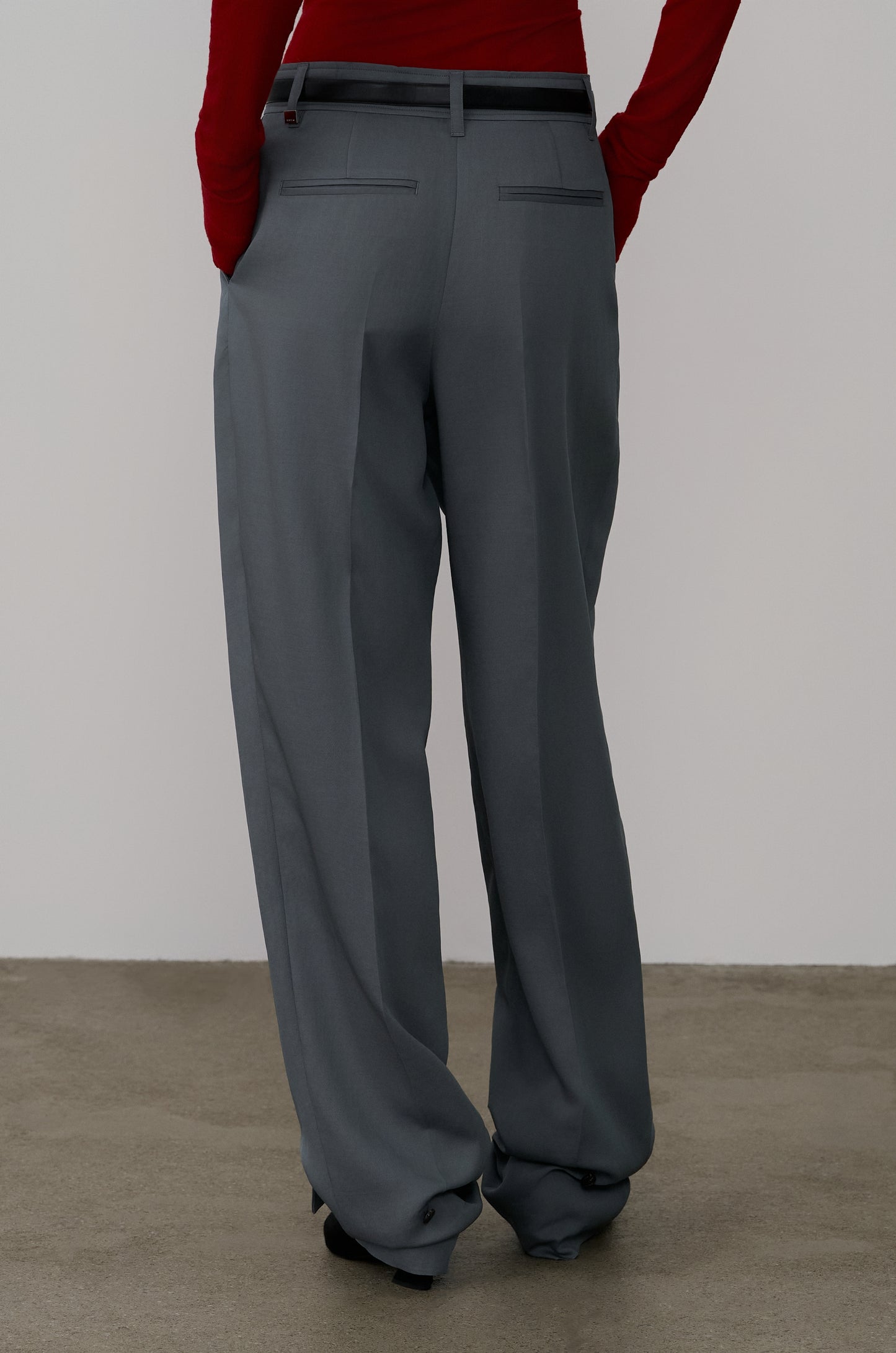 CLASSIC DOUBLE PLEAT TAILORED PANTS