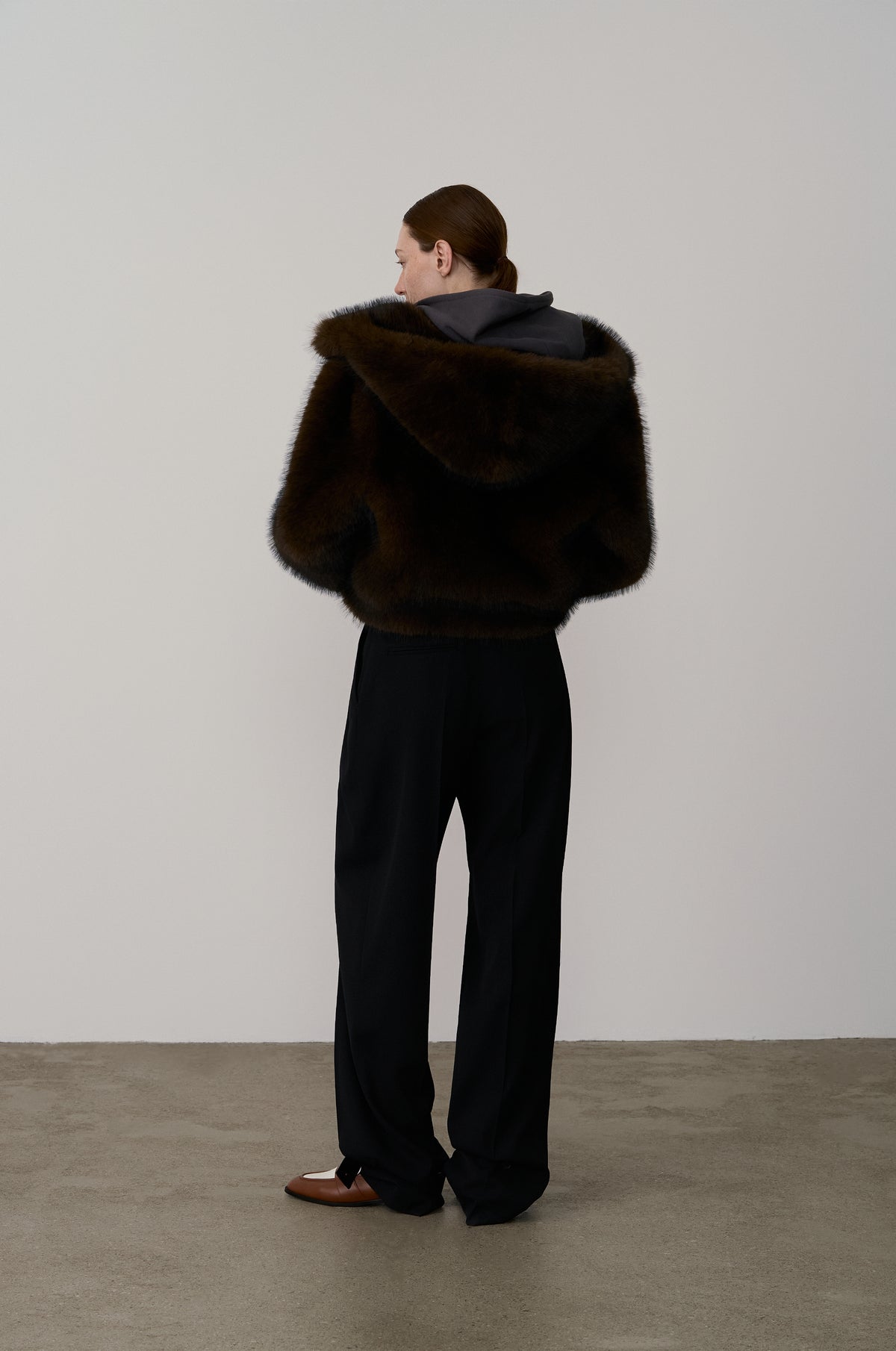 CLASSIC DOUBLE PLEAT TAILORED PANTS