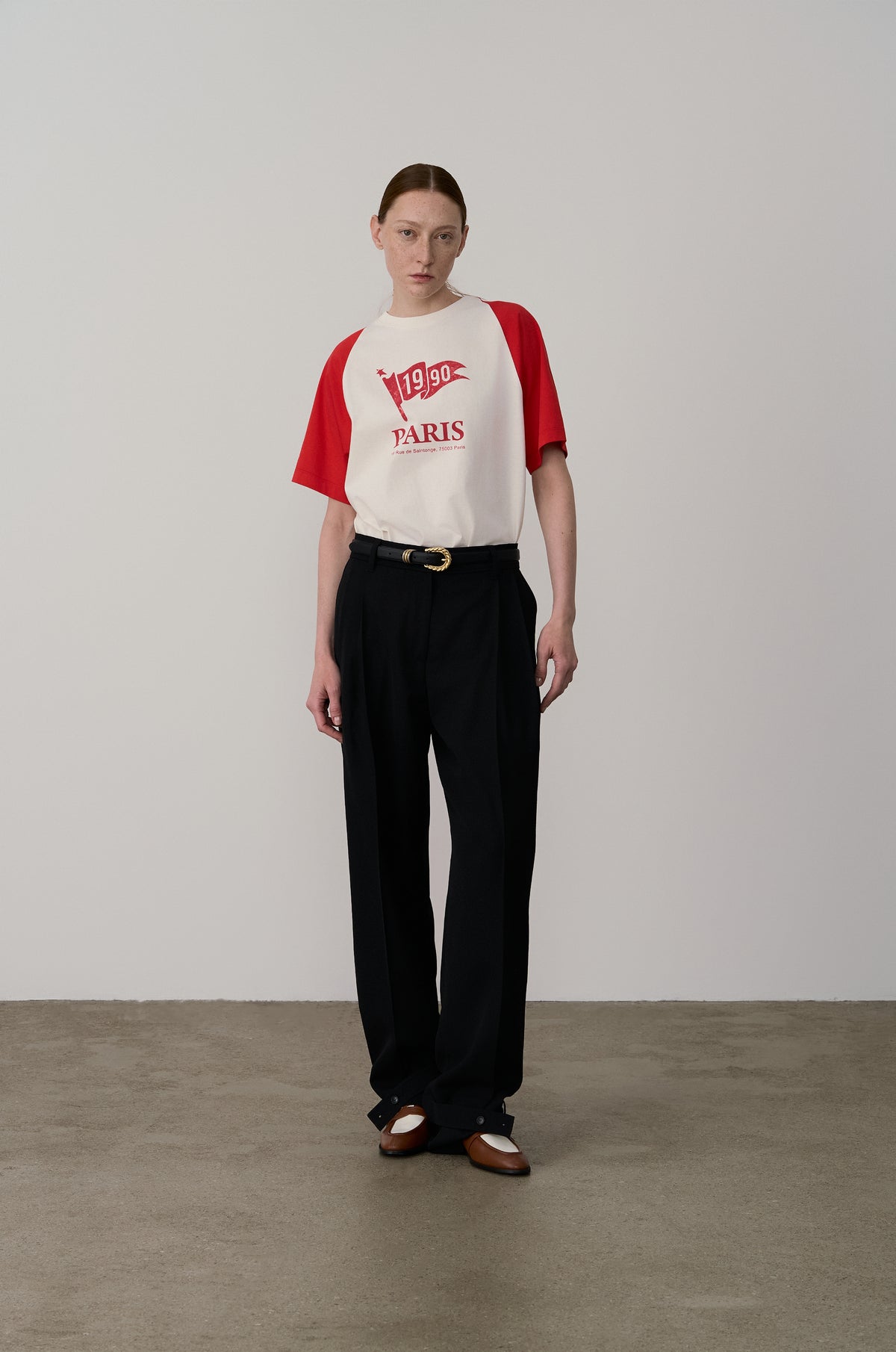 CLASSIC DOUBLE PLEAT TAILORED PANTS