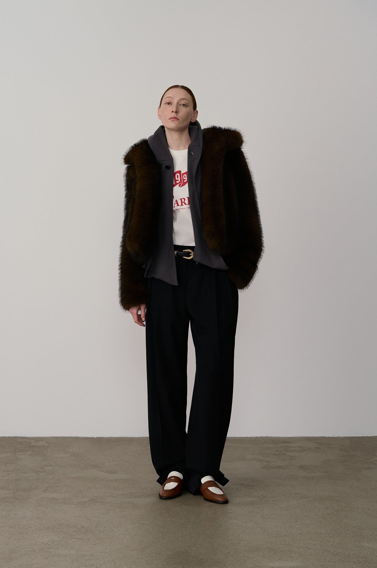 CLASSIC DOUBLE PLEAT TAILORED PANTS