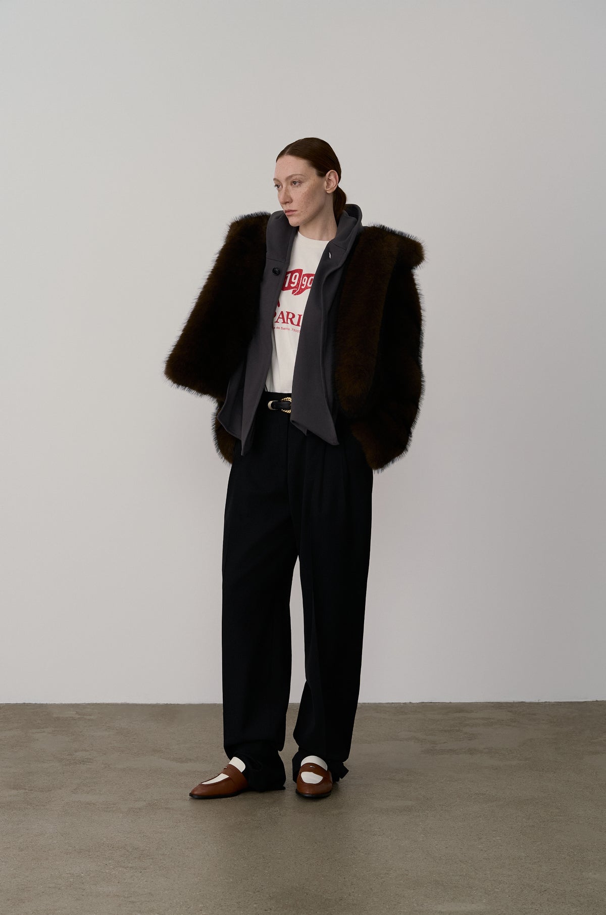 CLASSIC DOUBLE PLEAT TAILORED PANTS