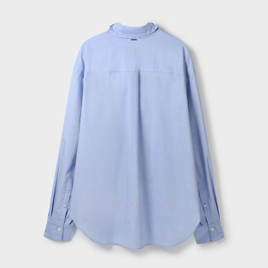 TWISTED WIRED-COLLAR SHIRT