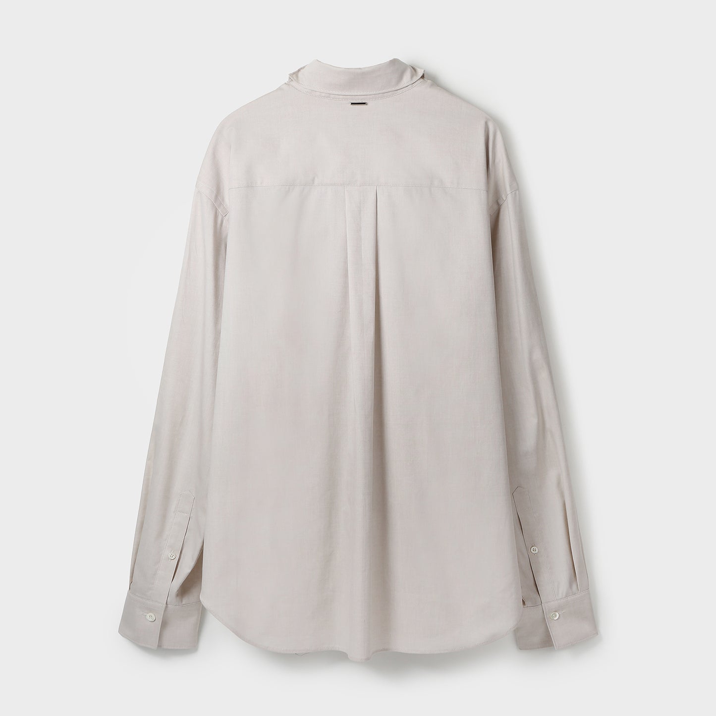 TWISTED WIRED-COLLAR SHIRT