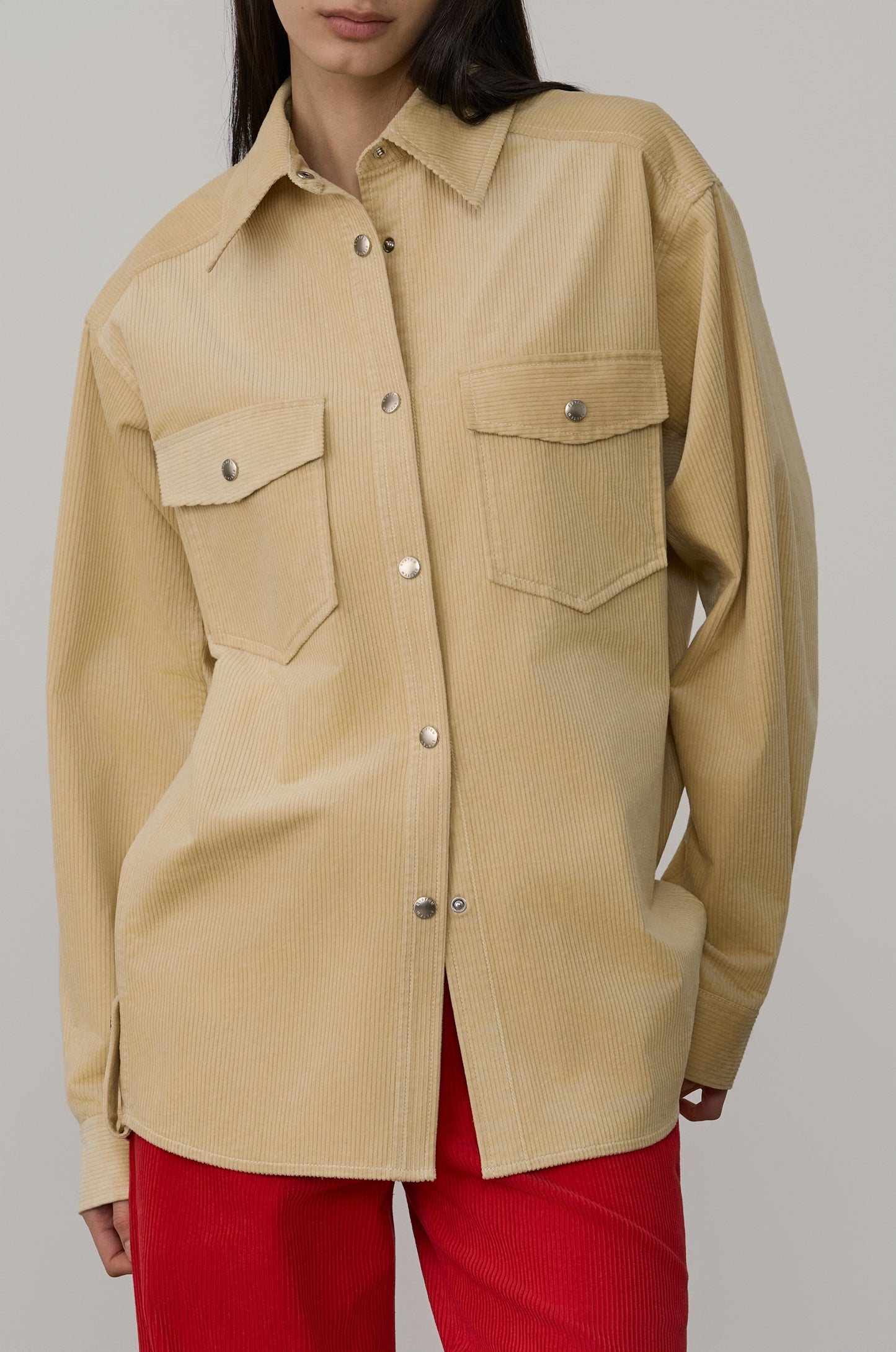 OVERSIZE CORDUROY SHIRT