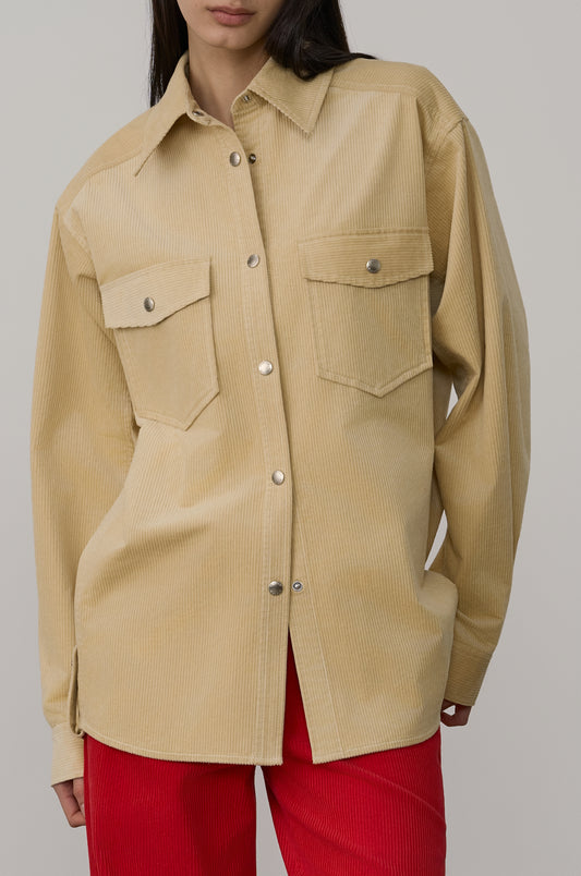 OVERSIZE CORDUROY SHIRT