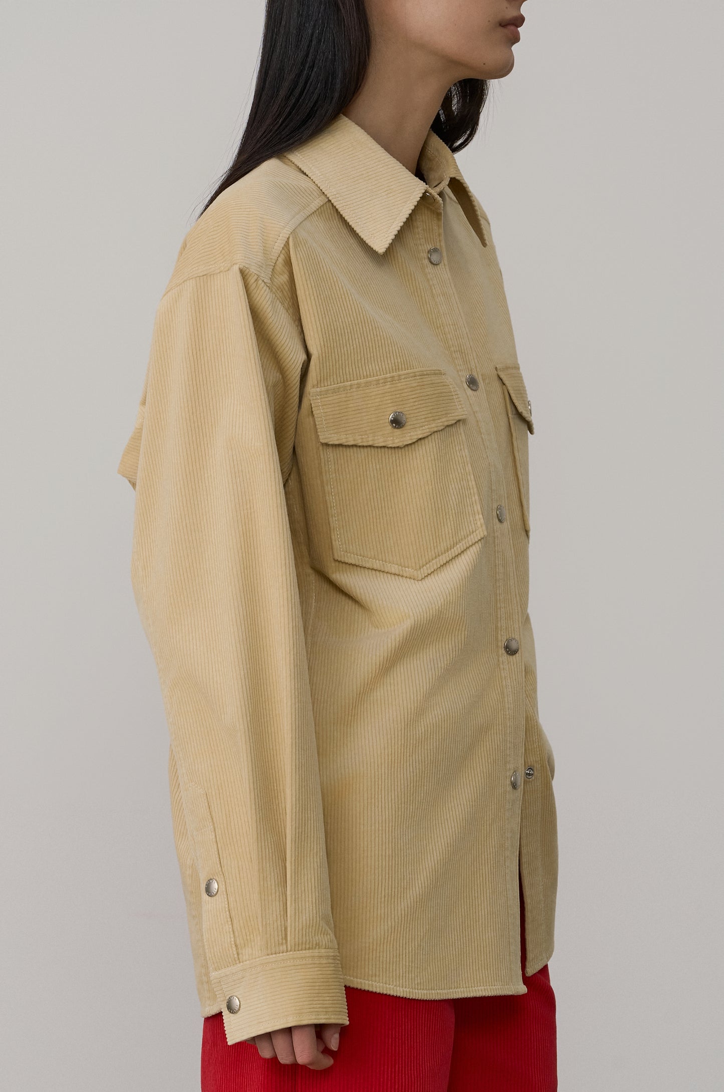 OVERSIZE CORDUROY SHIRT