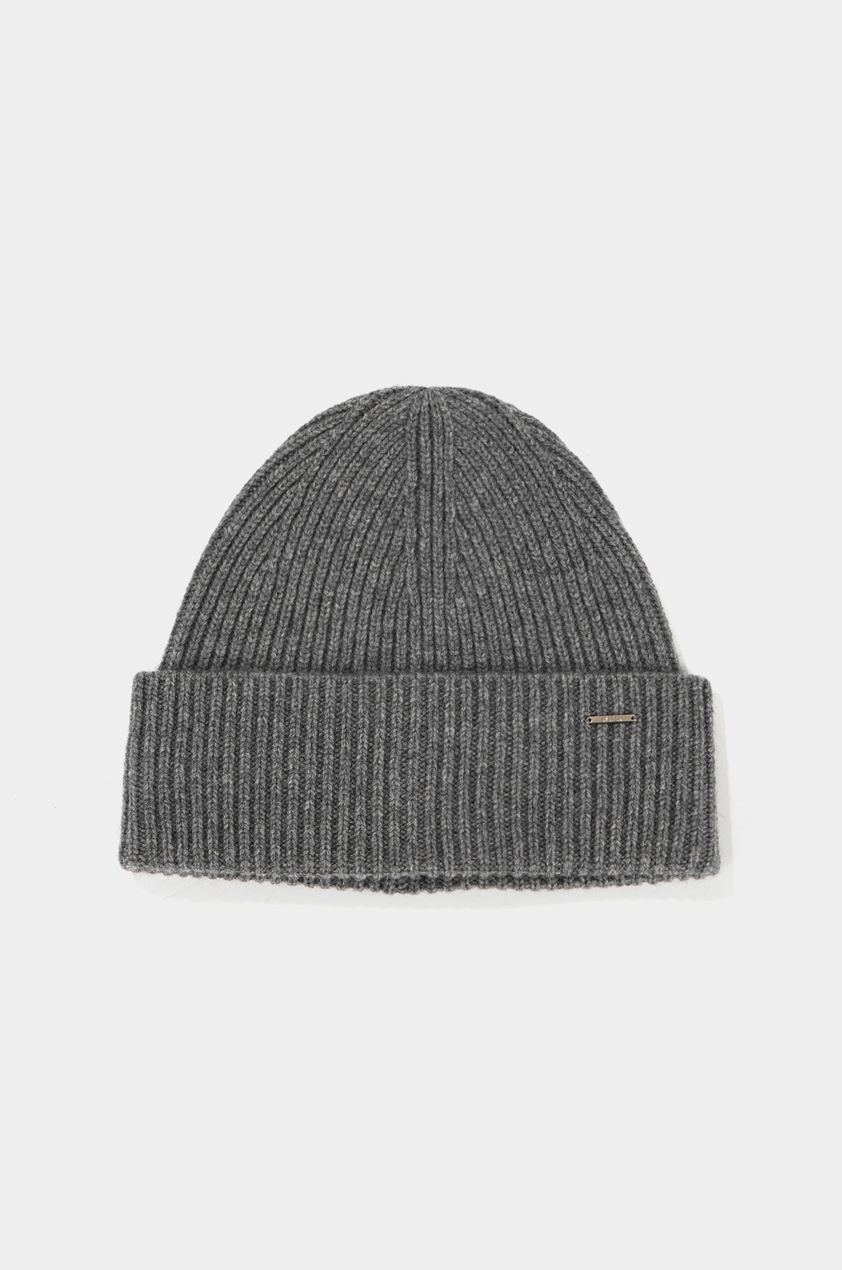 CASHMERE-BLEND RIBBED BEANIE