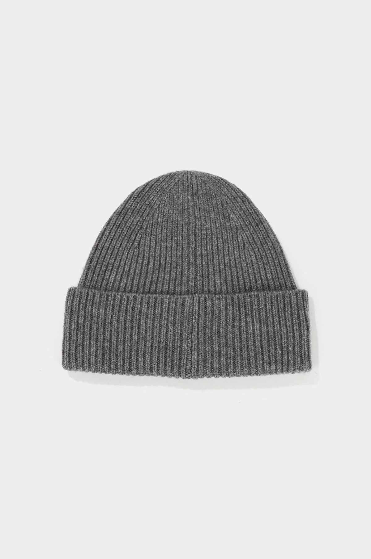 CASHMERE-BLEND RIBBED BEANIE