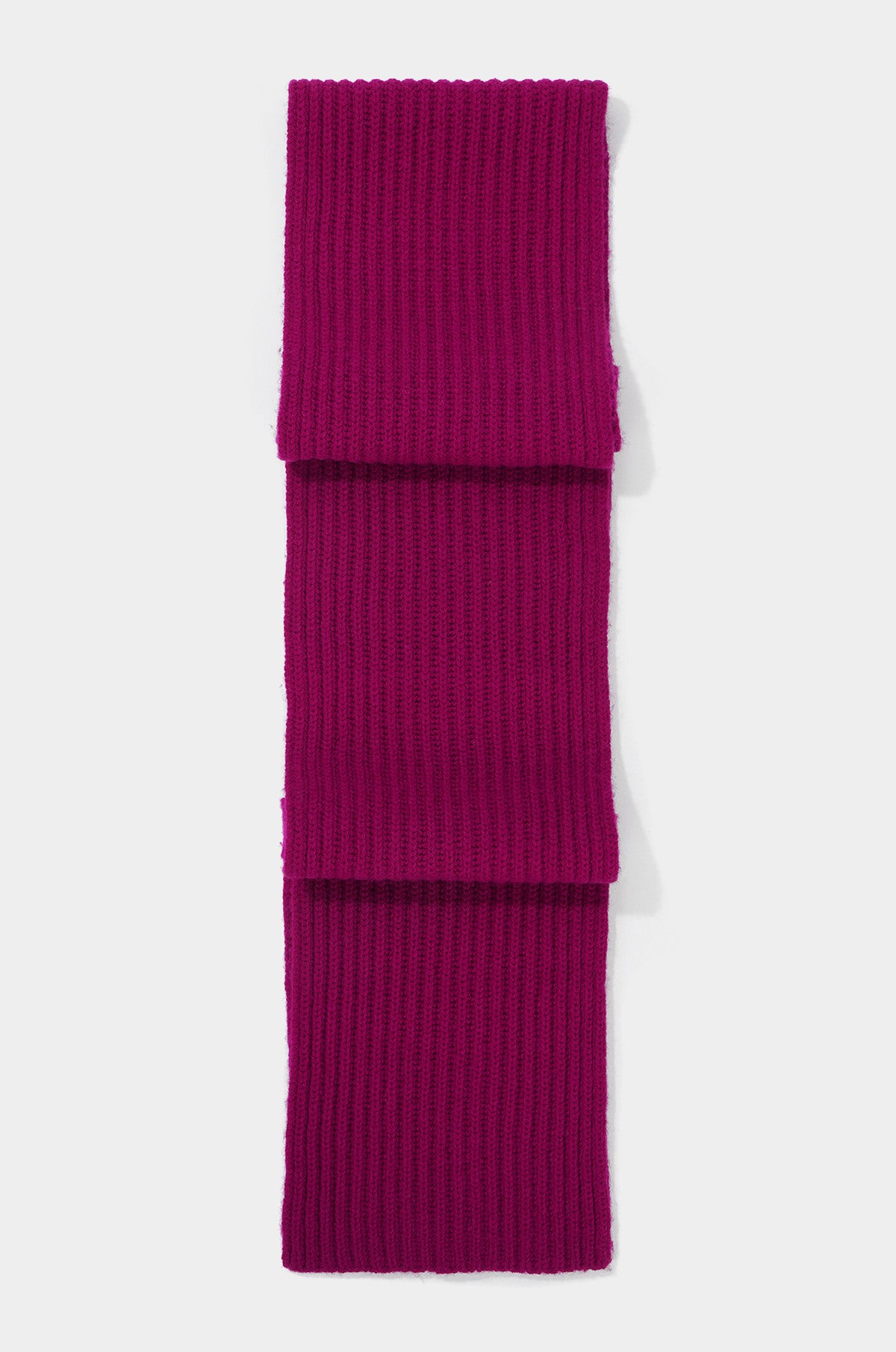 LAMBSWOOL BLEND RIBBED SCARF