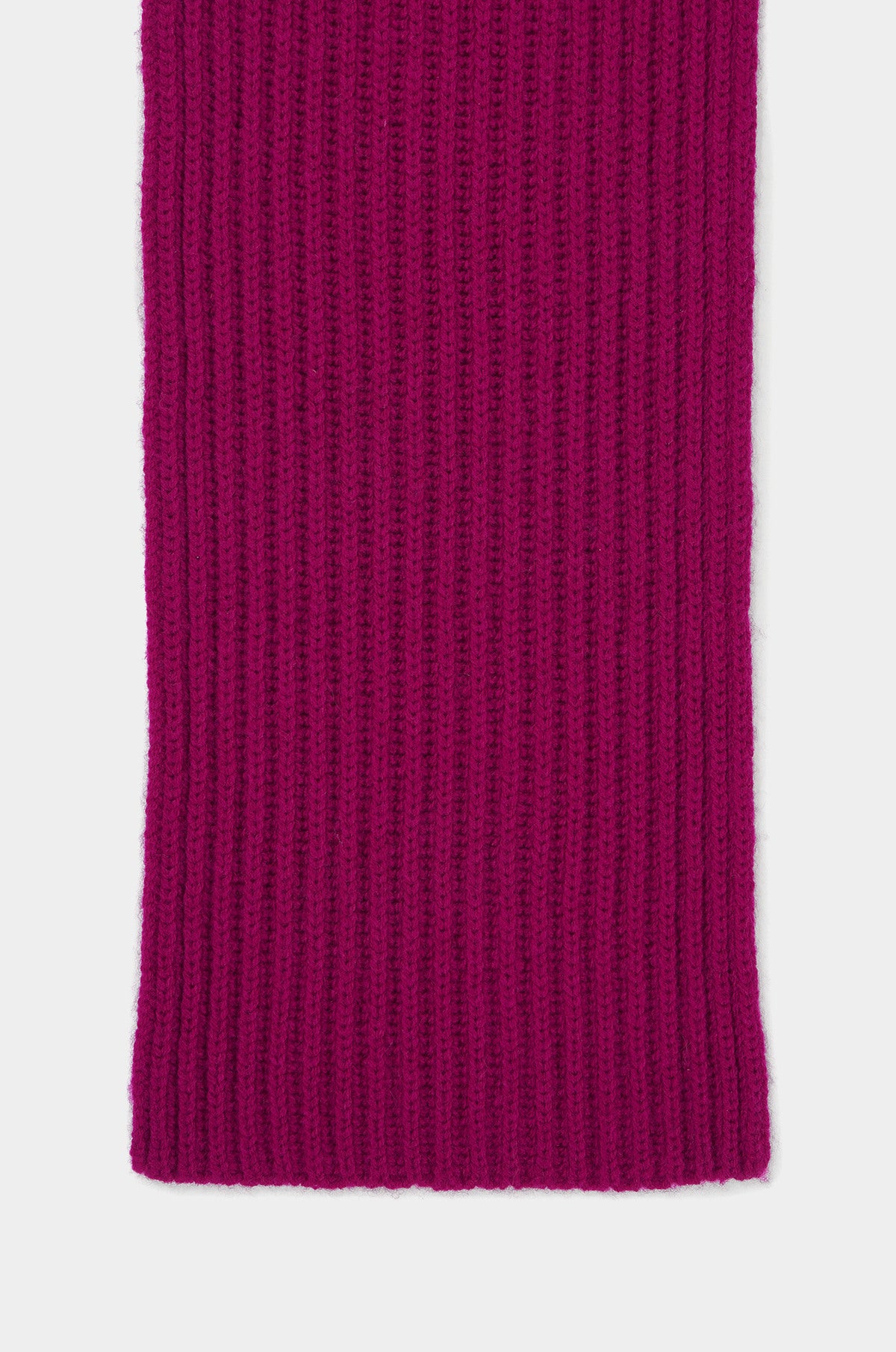 LAMBSWOOL BLEND RIBBED SCARF