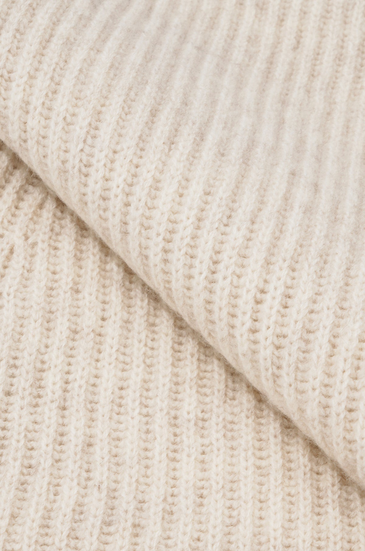 CASHMERE BLEND RIBBED BALACLAVA