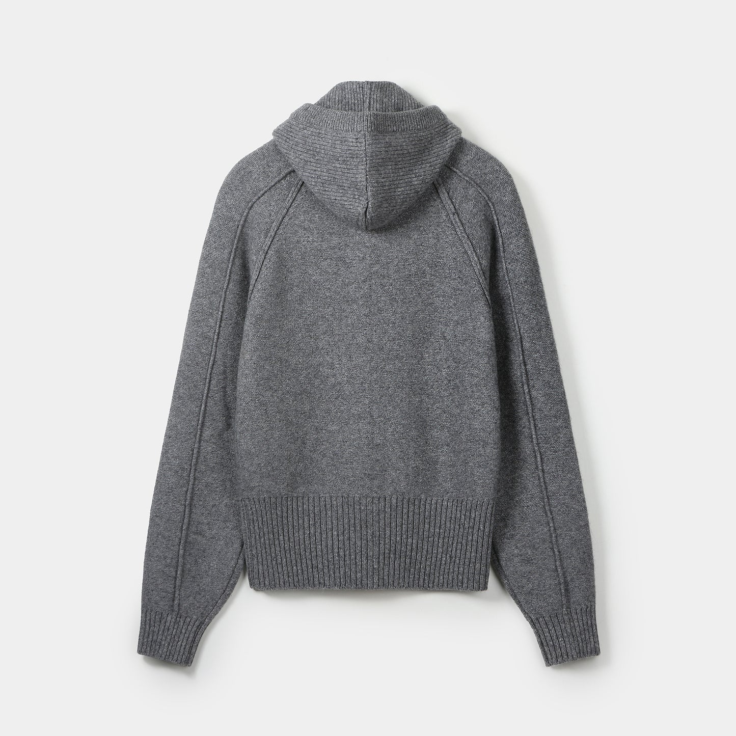 BALACLAVA HOODED KNIT CARDIGAN