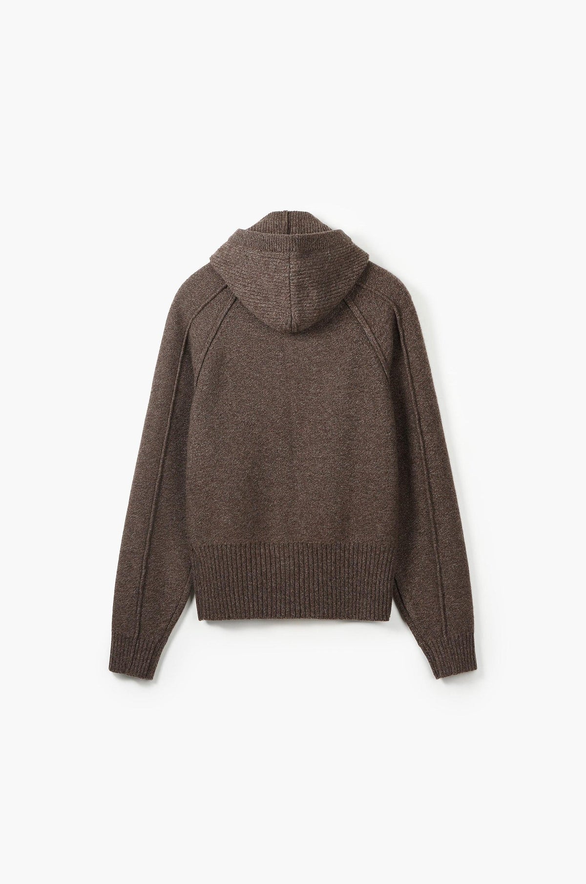 BALACLAVA HOODED KNIT CARDIGAN