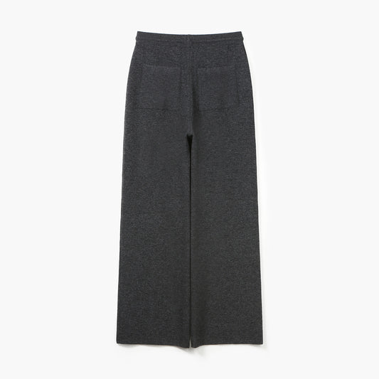 DOUBLE-FACED KNIT PANTS