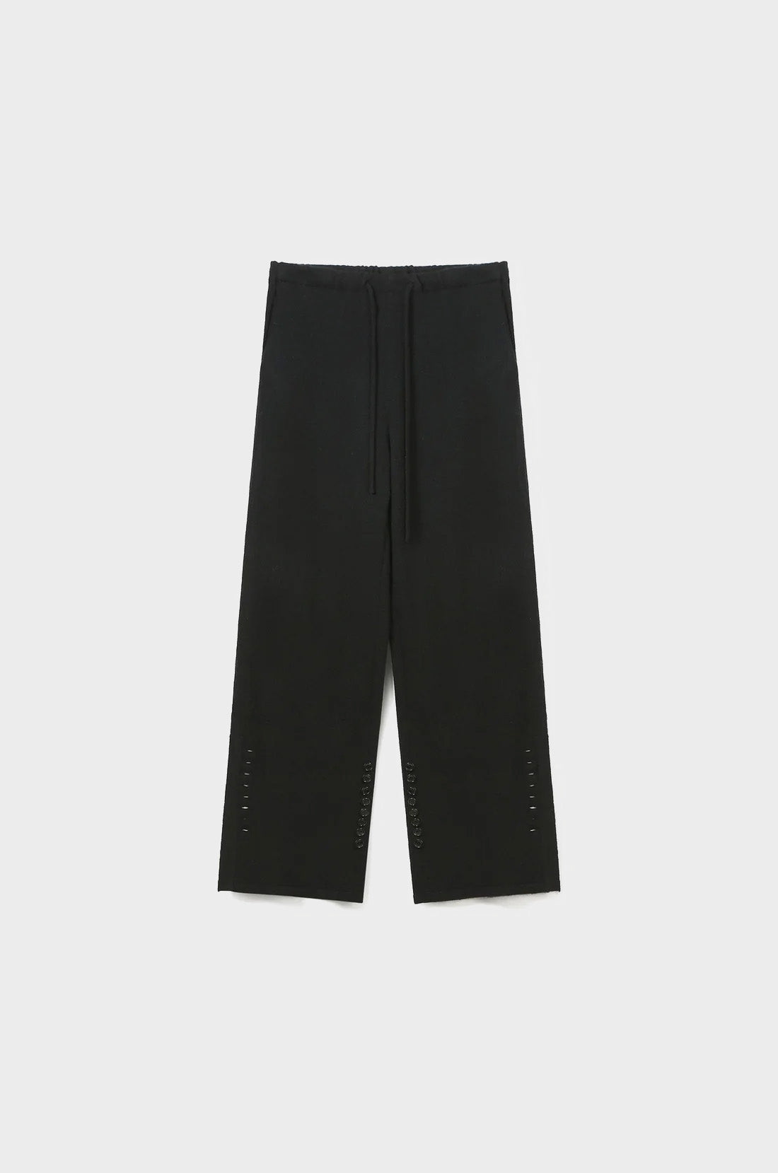 BUTTONED CONVERTIBLE KNIT PANTS