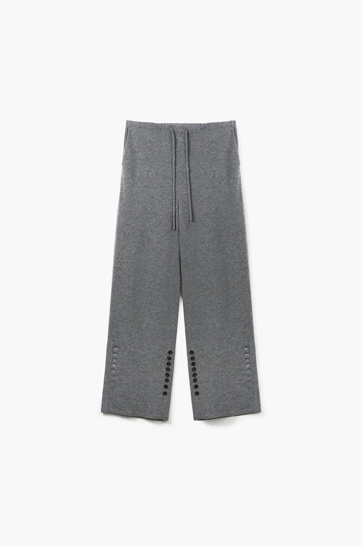 BUTTONED CONVERTIBLE KNIT PANTS