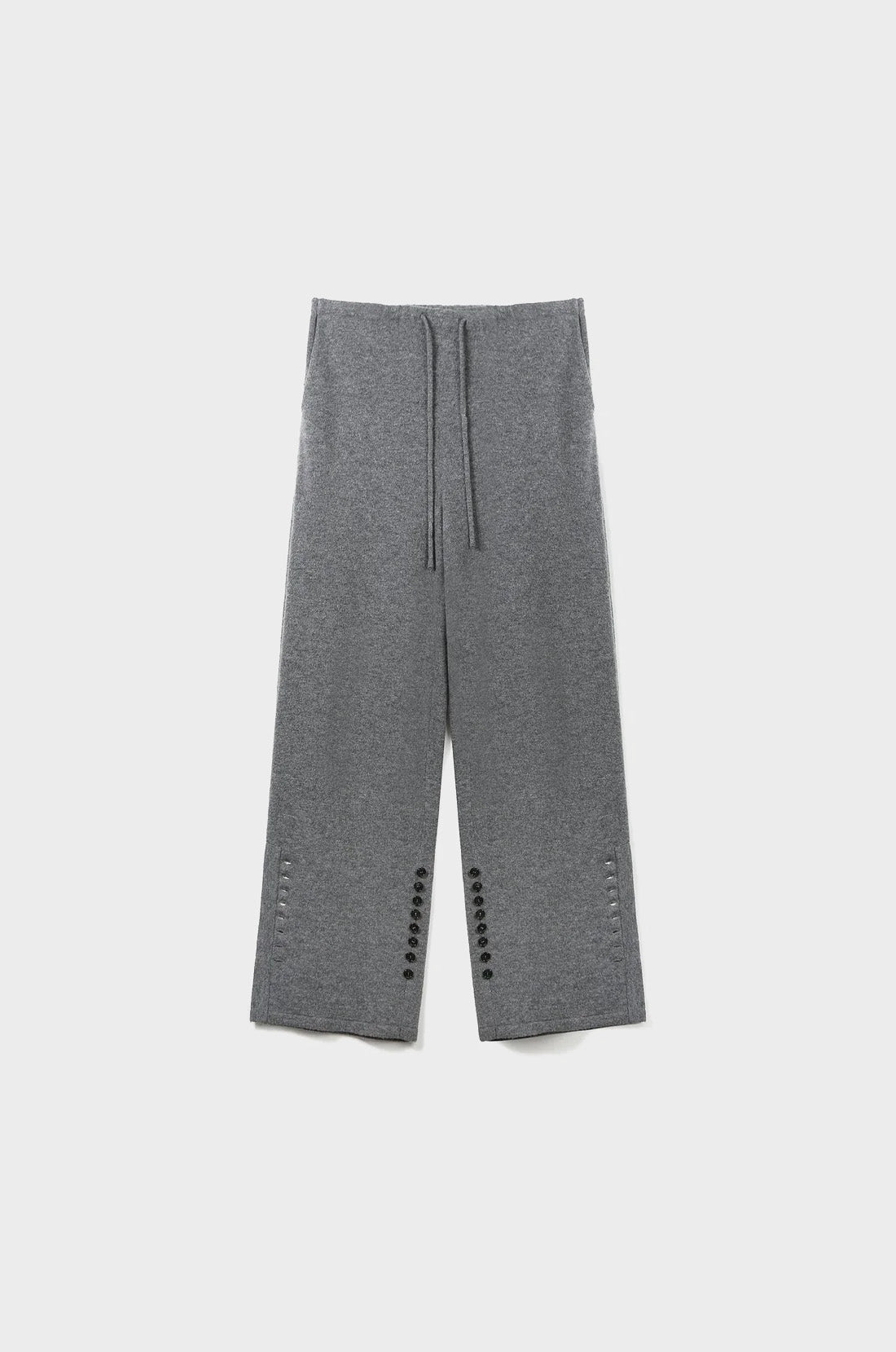 BUTTONED CONVERTIBLE KNIT PANTS