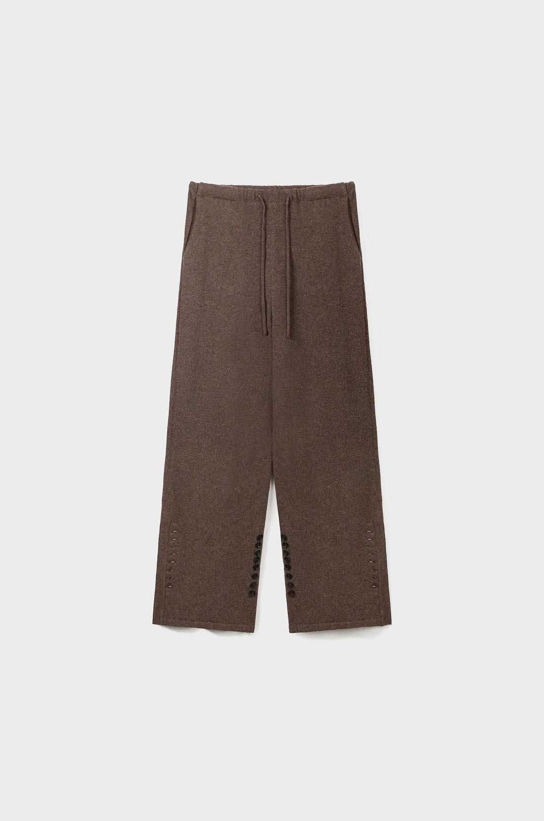 BUTTONED CONVERTIBLE KNIT PANTS