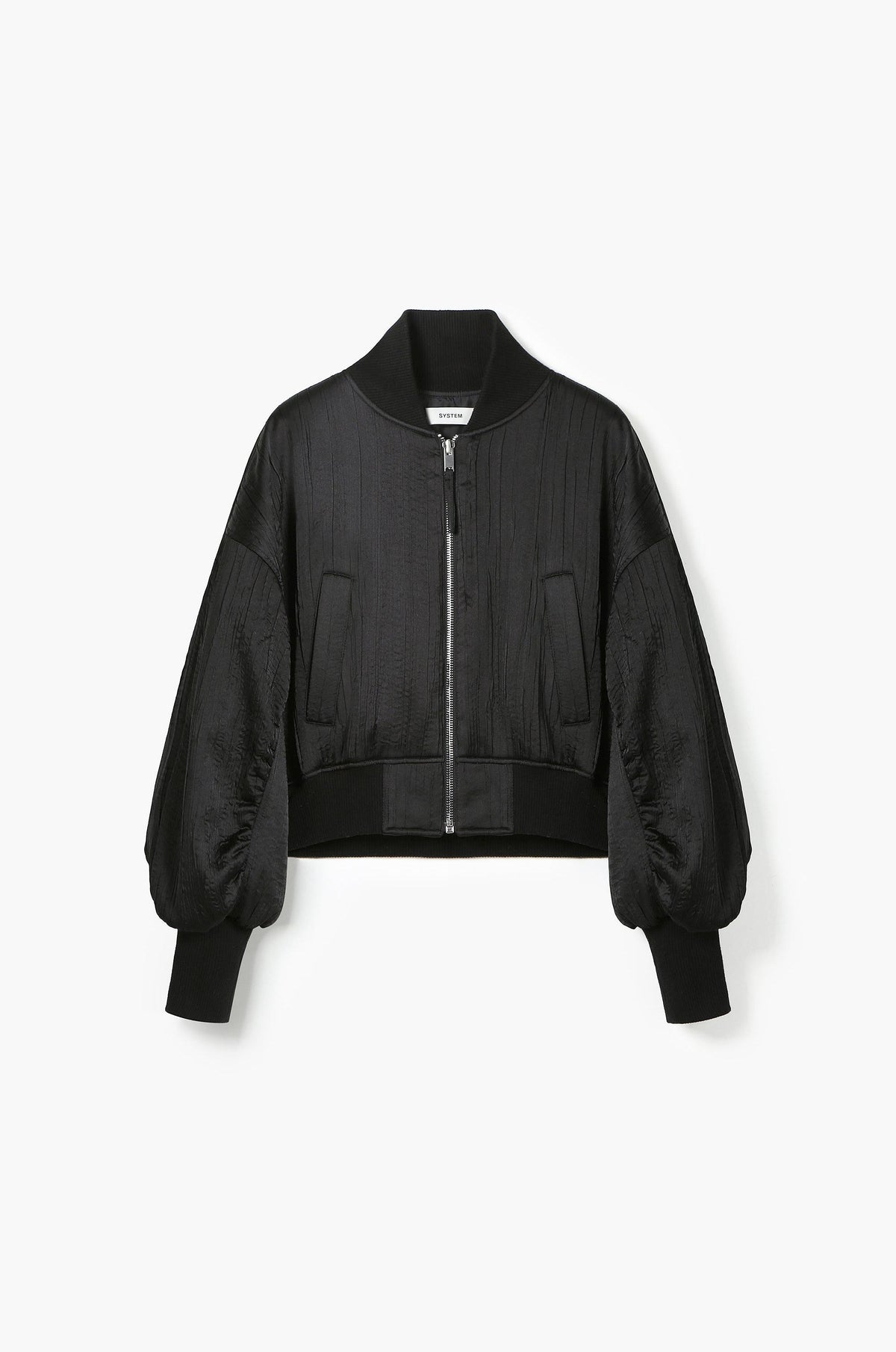 WRINKLED PADDED BOMBER